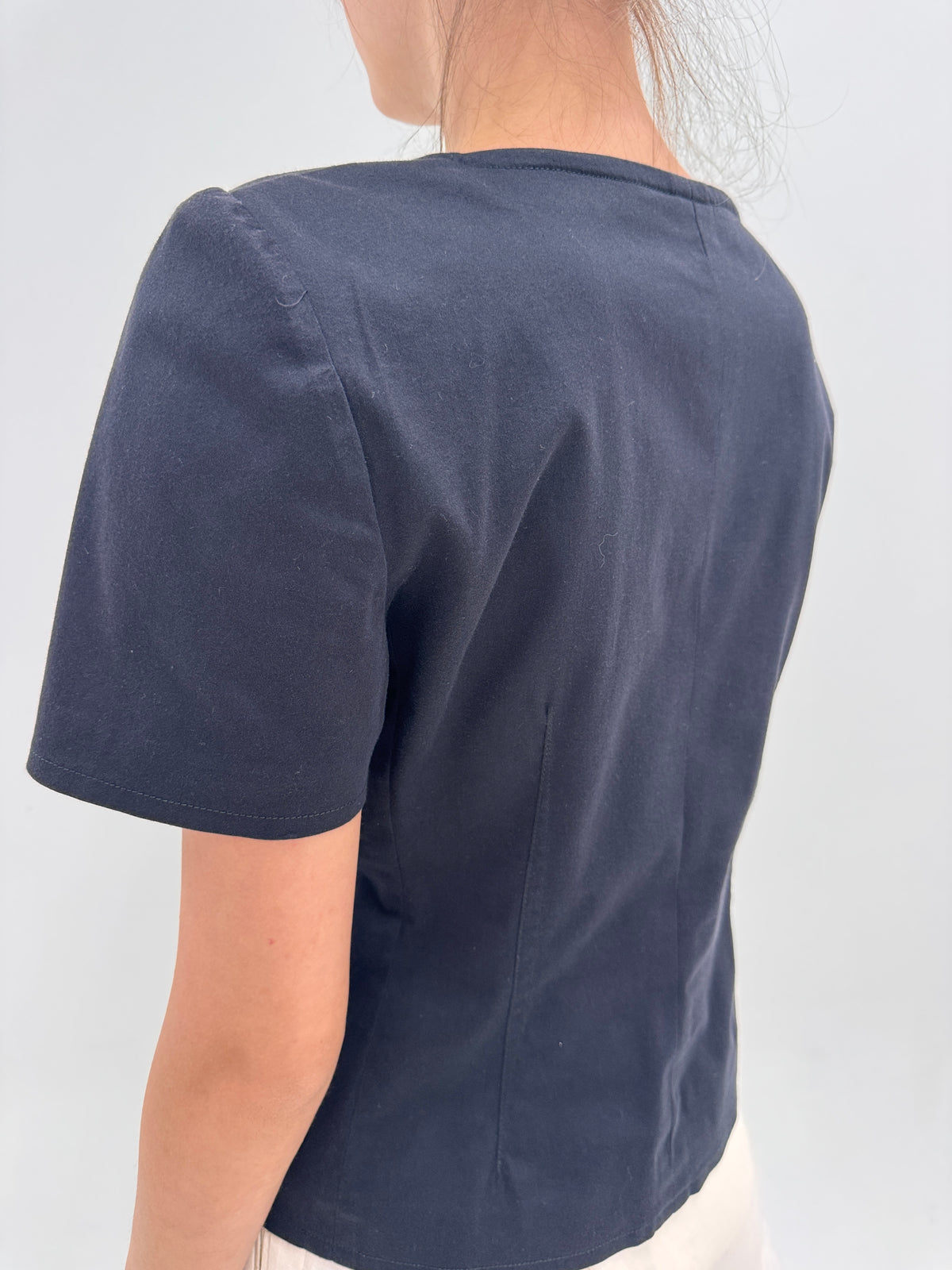 Sacou luxury/ corsaj Luisa Spagnoli din poplin de bumbac