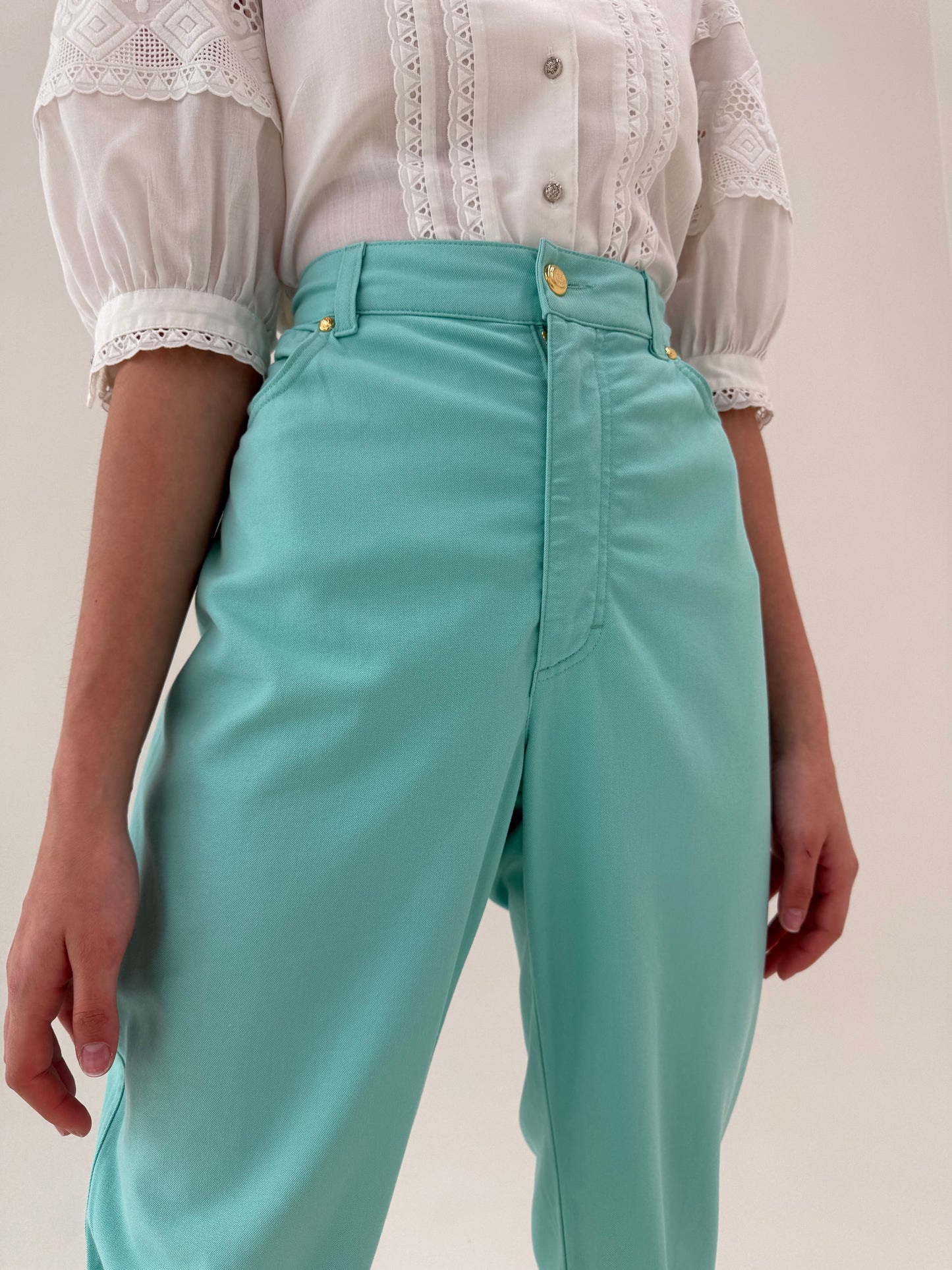 Jeans Escada luxury ultra confort modelatori tall în culoare superbă