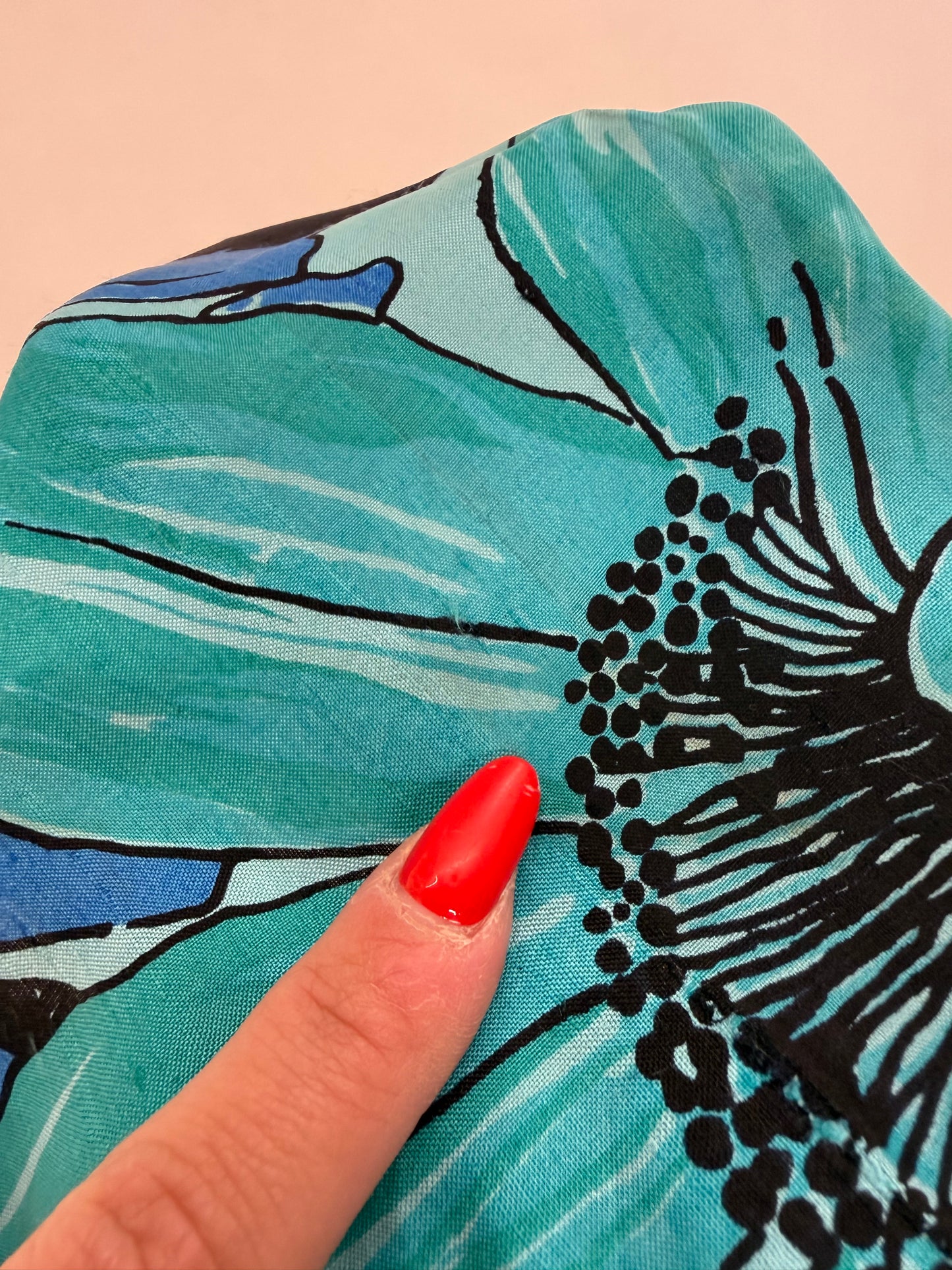 Eșarfă XL print floral superb din mătase naturală