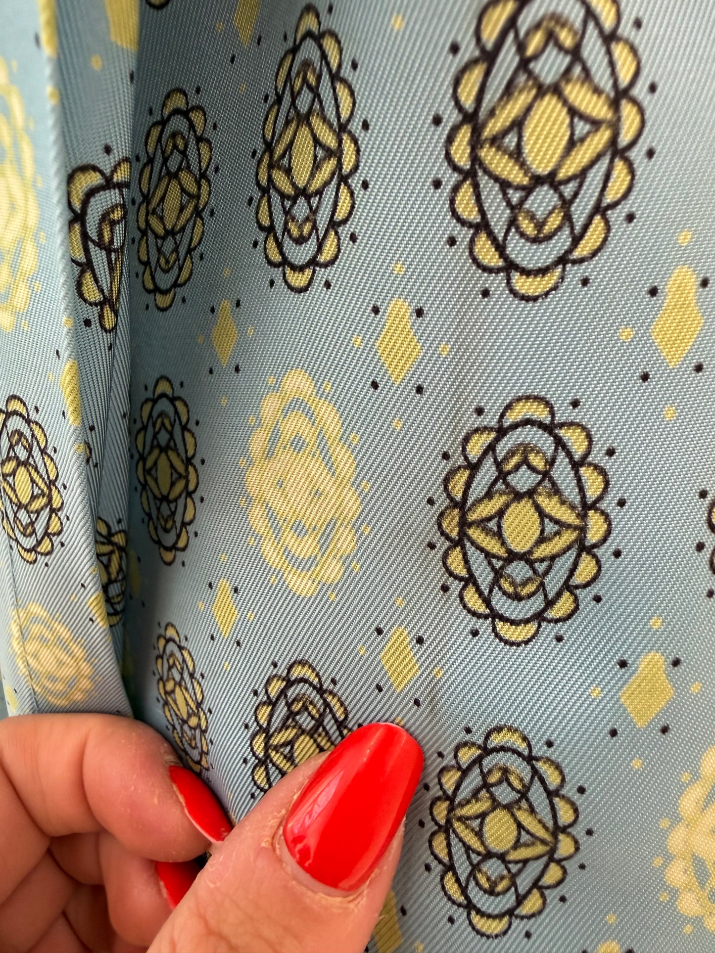 Halat vintage baby blue luxury
