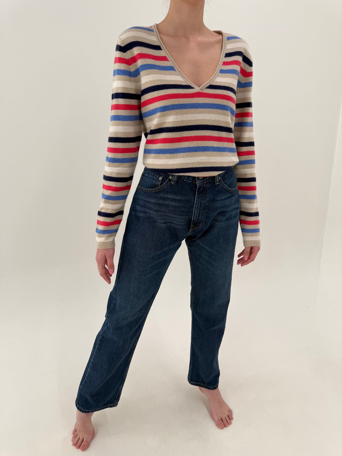 Jeans Levi’s tall 505 dark wash straight leg