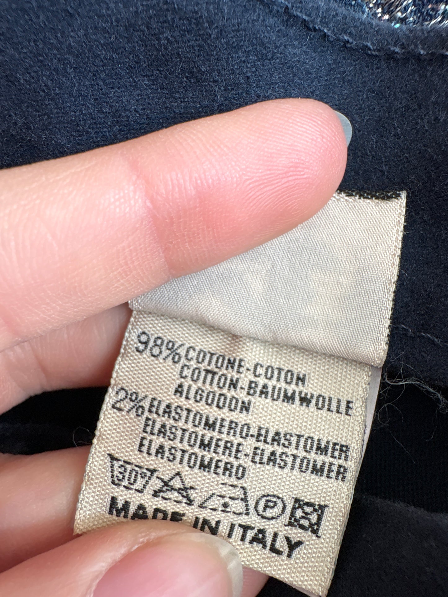 Jeans vintage italienesti ultra modelatori Navy blue