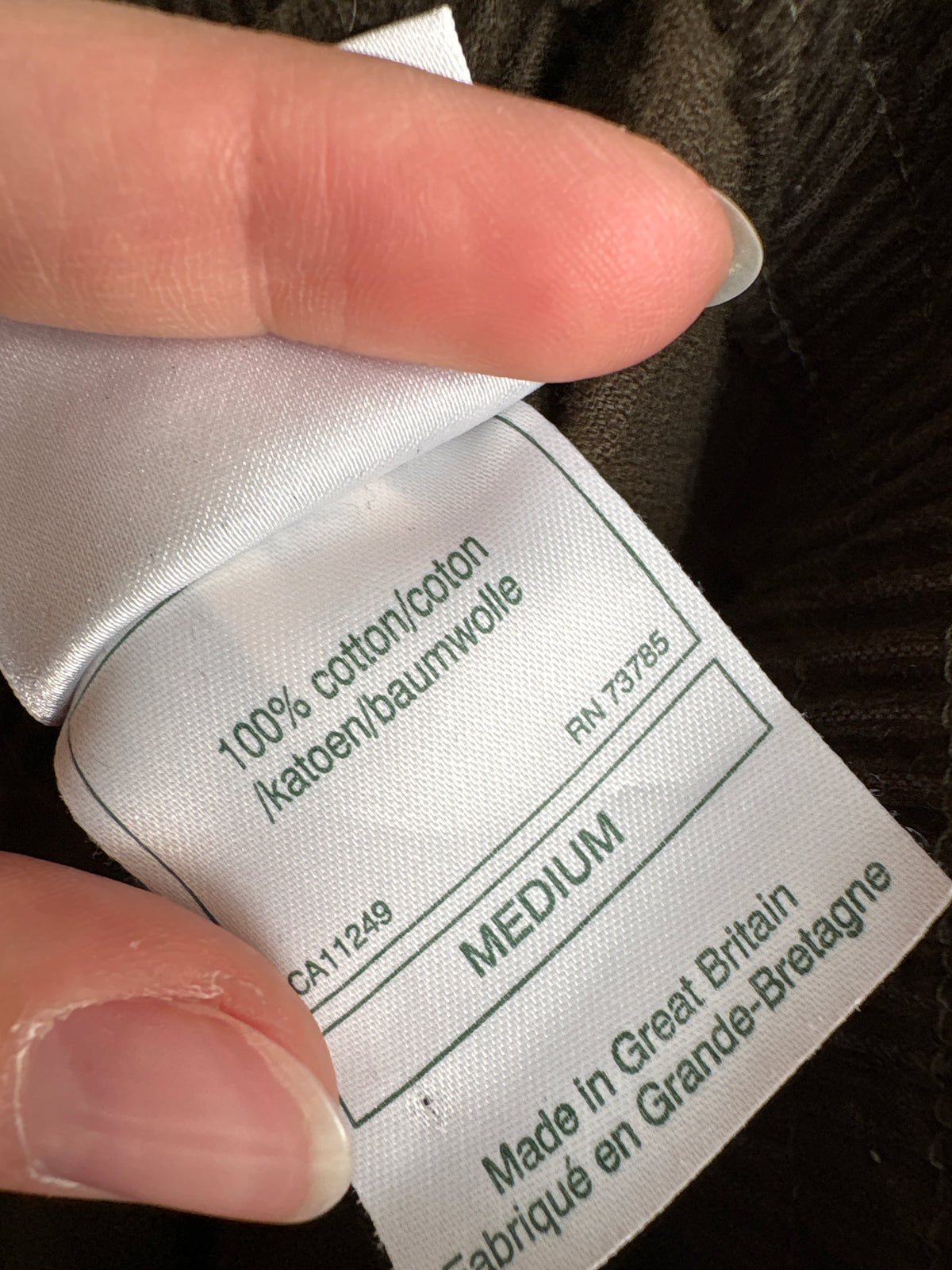 Fustă maxi de brand luxury vintage dark green ultra amplă din catifea raiata fin