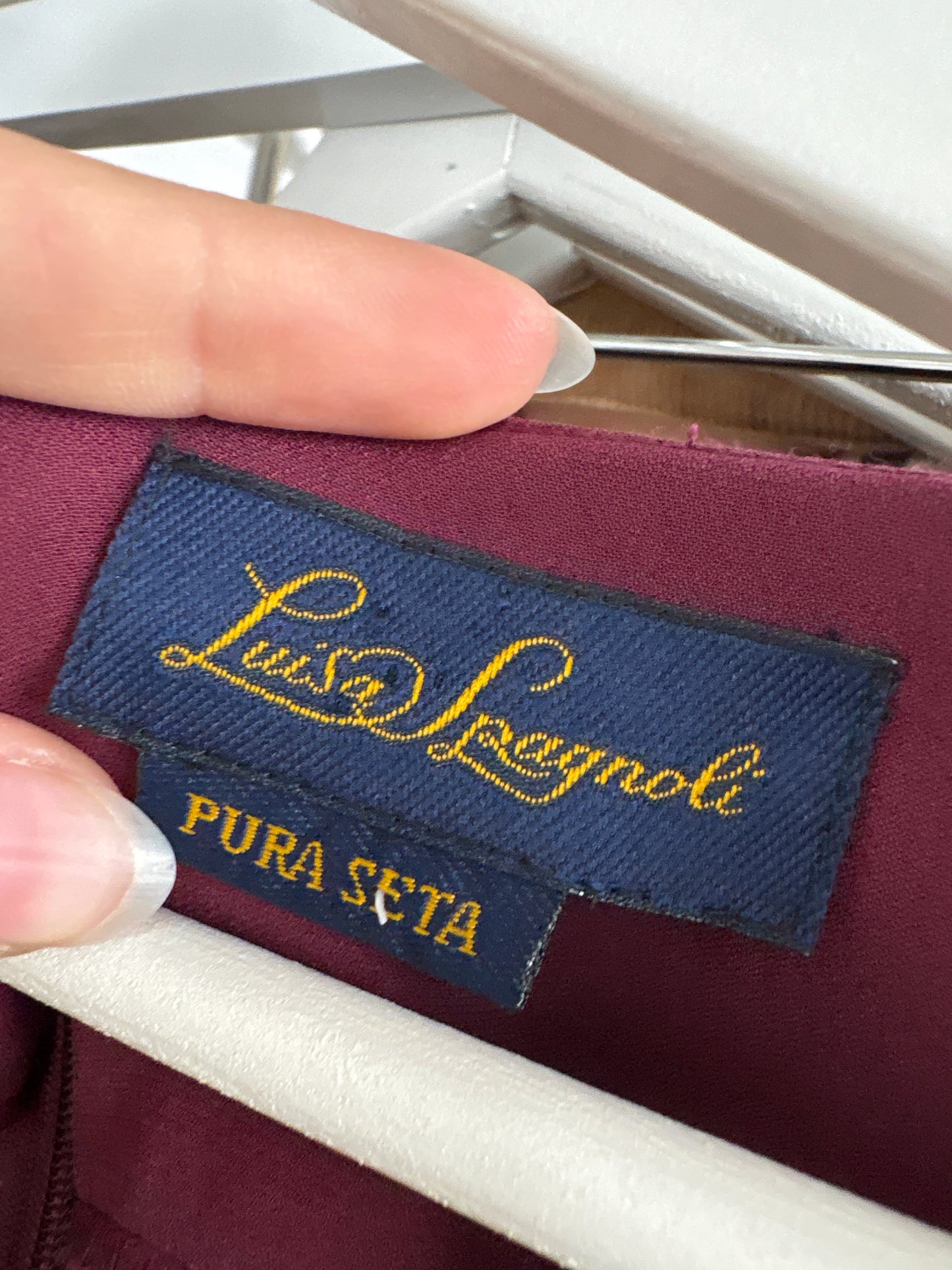 Set luxury Luisa Spagnoli din mătase naturală plină cu aplicații manuale