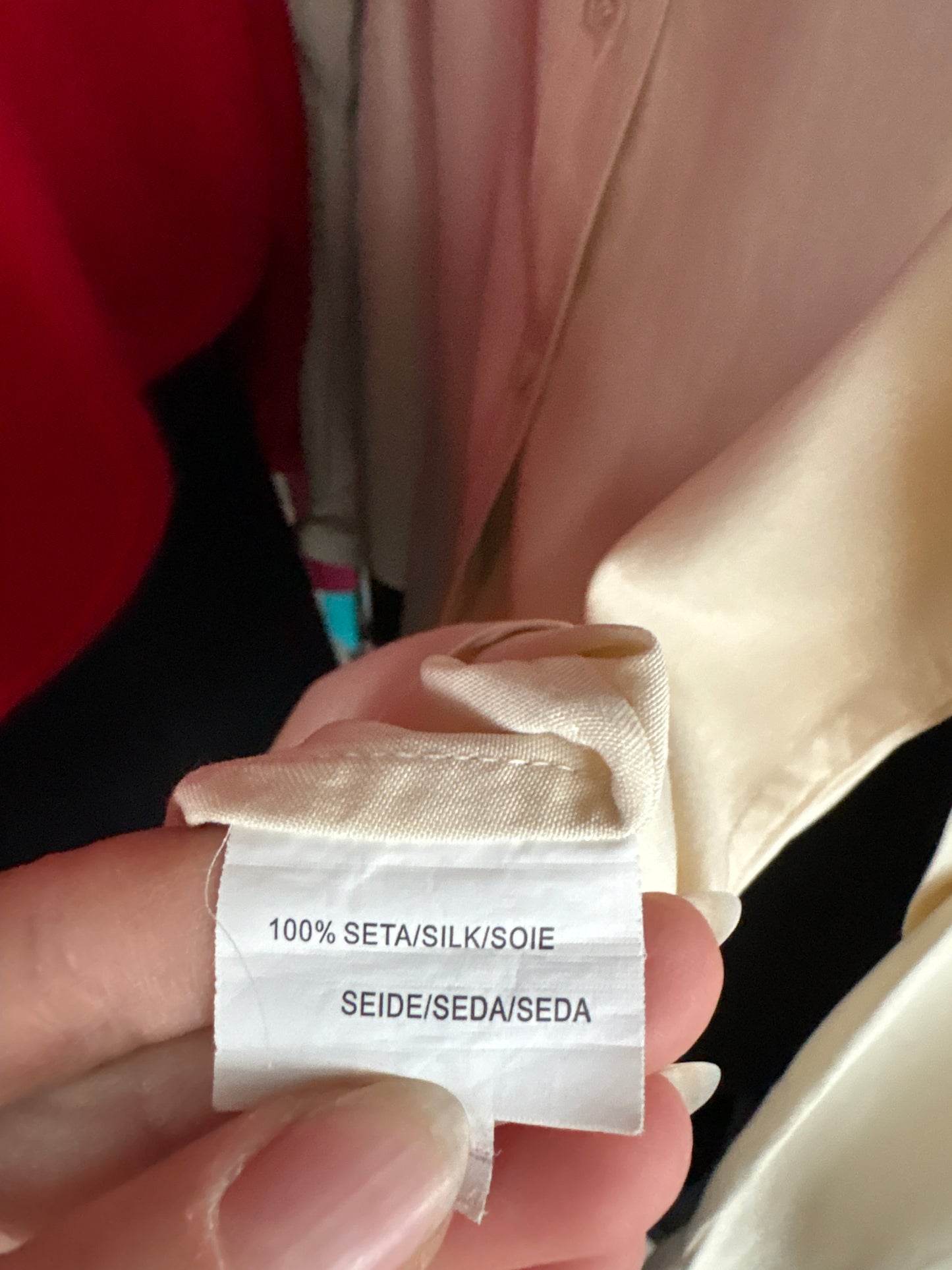 Cămașa high end italiană din mătase naturală mată groasă în croi actual