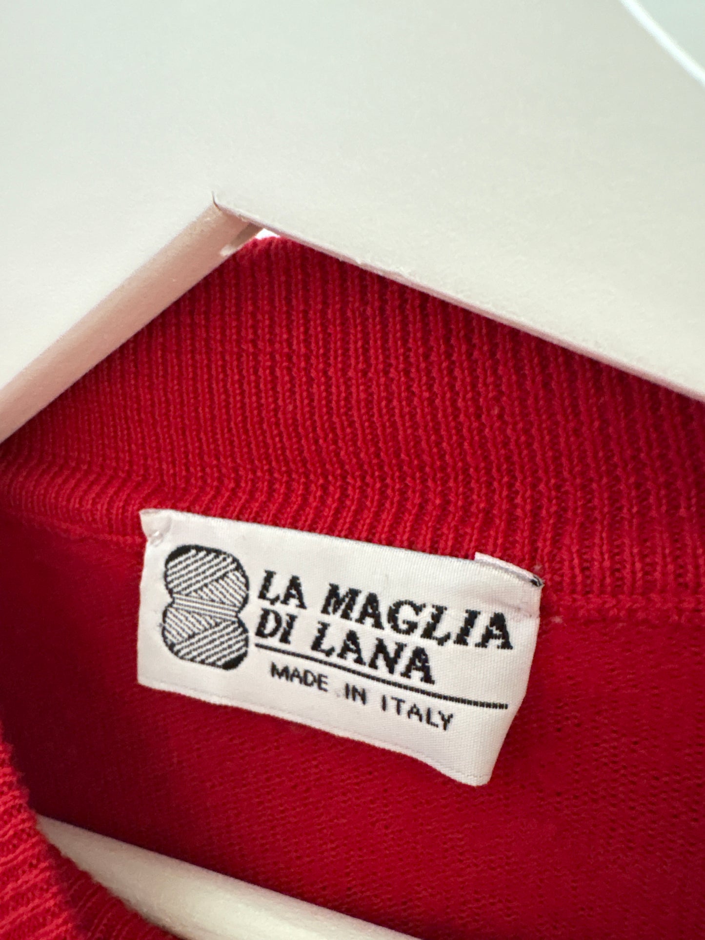 Maleta italiană din lana merino extrafina în croi lejer