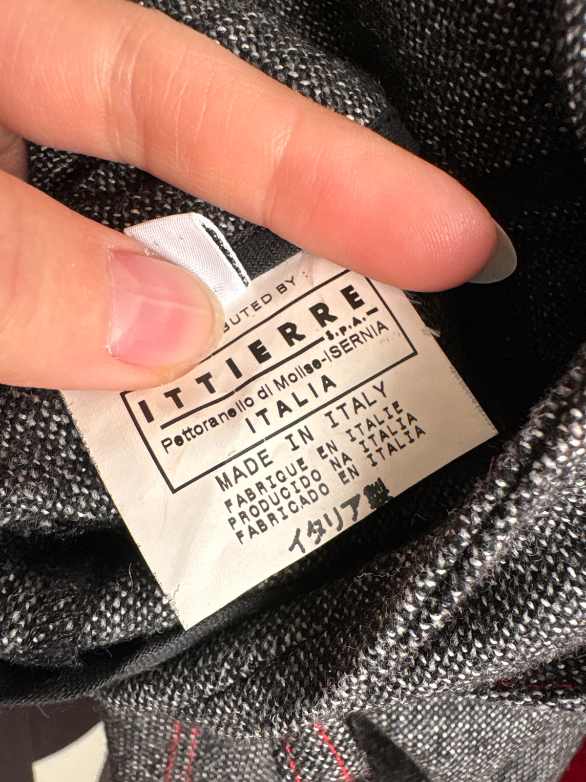 Pantaloni Versace evazati Y2K vintage super reveniți în trend din lana extrafina