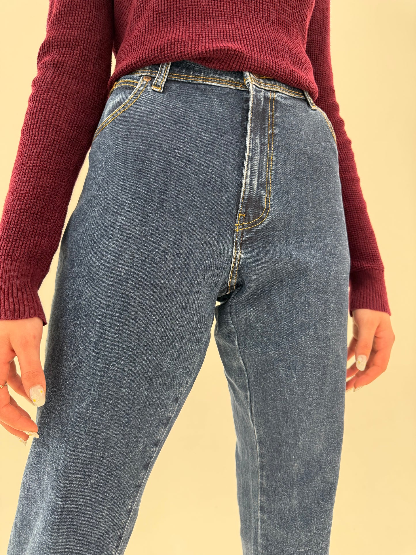 Jeans vintage premium dark wash modelatori