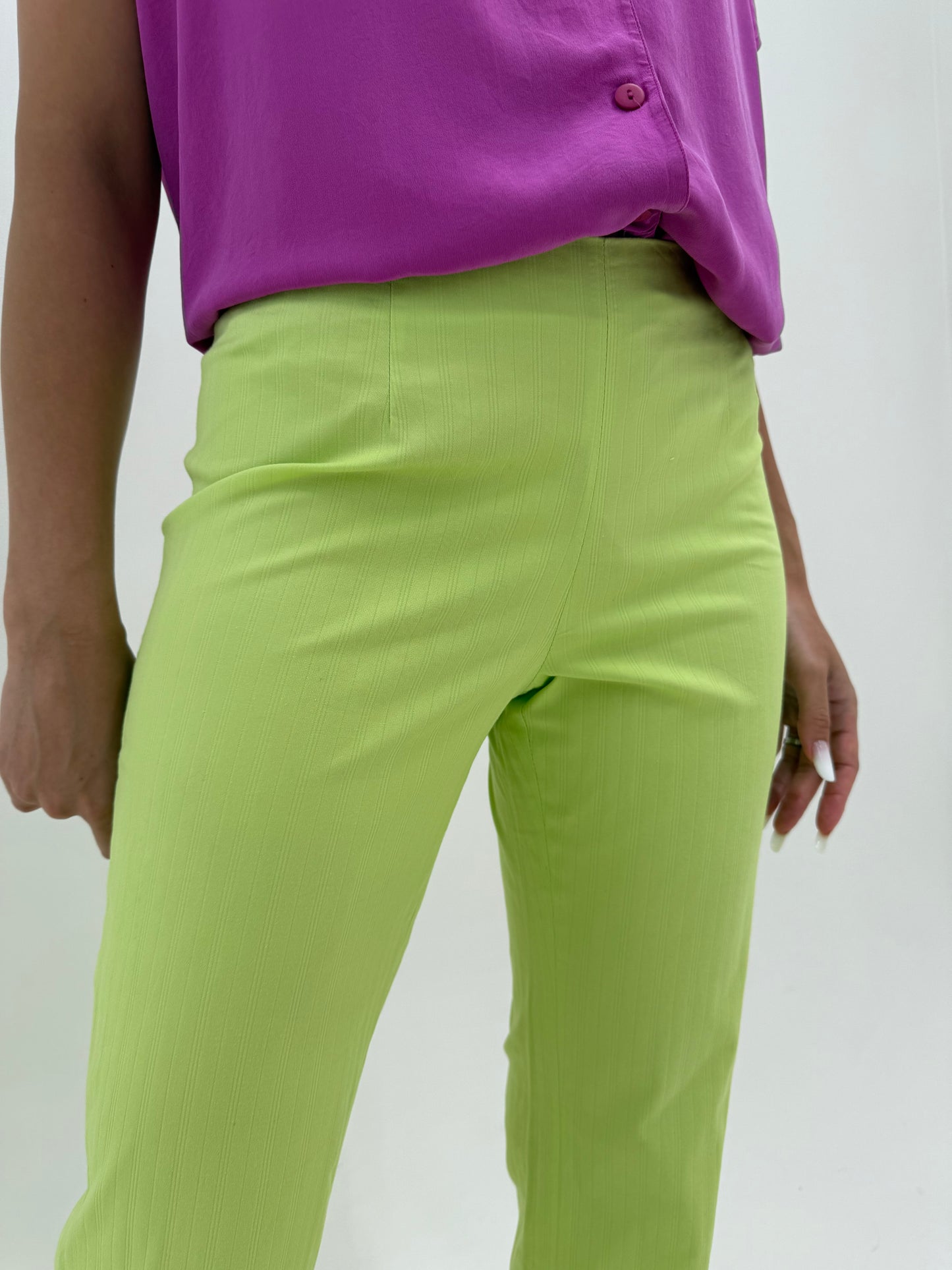 Pantaloni italienești ultra confortdin bumbac modelator