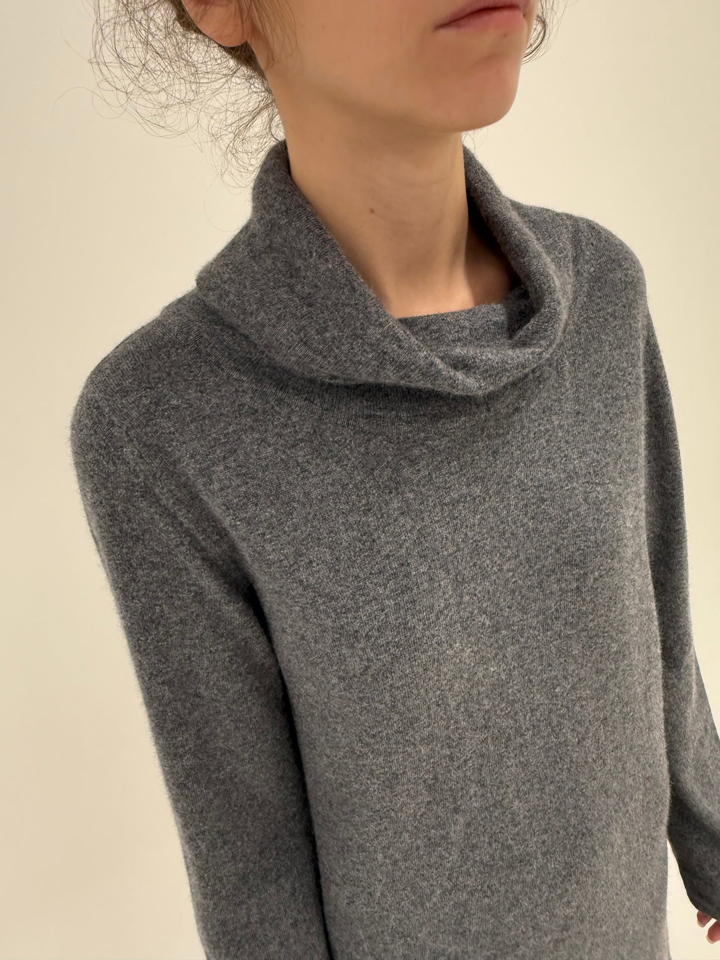 Rochie tip maleta Marella by Max Mara din lana extrafina pebble gray