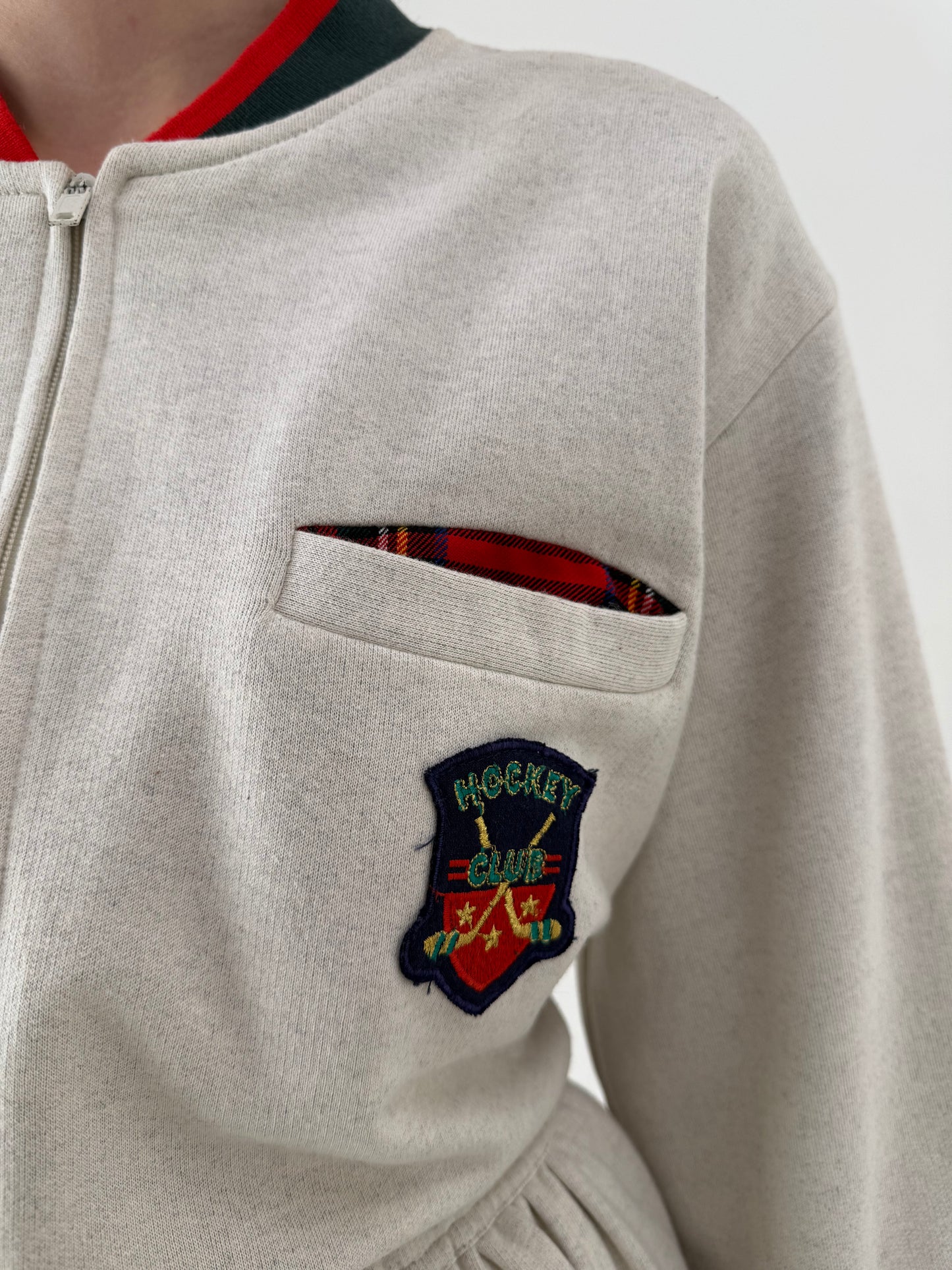 Rochie vintage nouă cu etichetă în stil Gucci din bumbac gros cu influențe casual