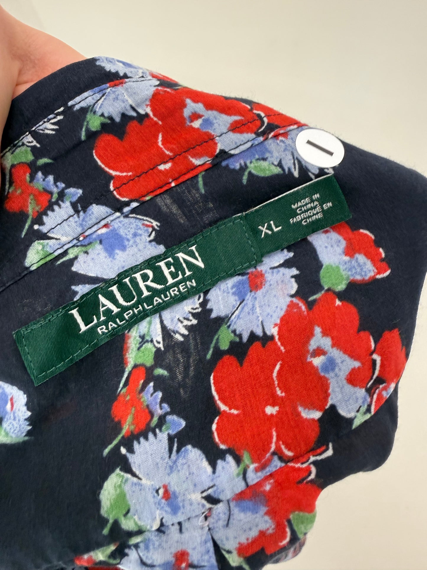 Cămașa Ralph Lauren din bumbac și mătase naturală