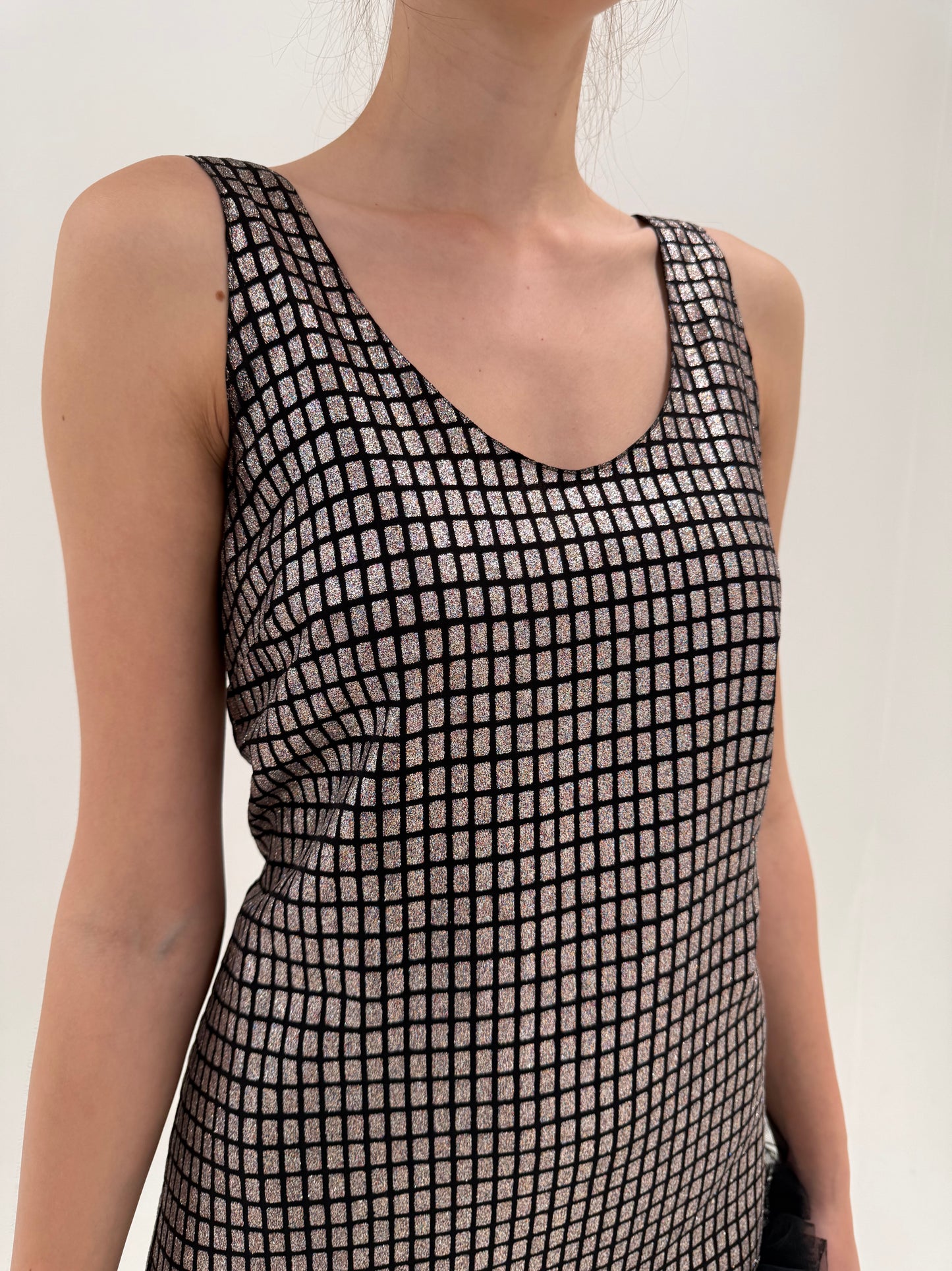 Rochie italiană de designer din material prețios in croi ultra chic atemporal