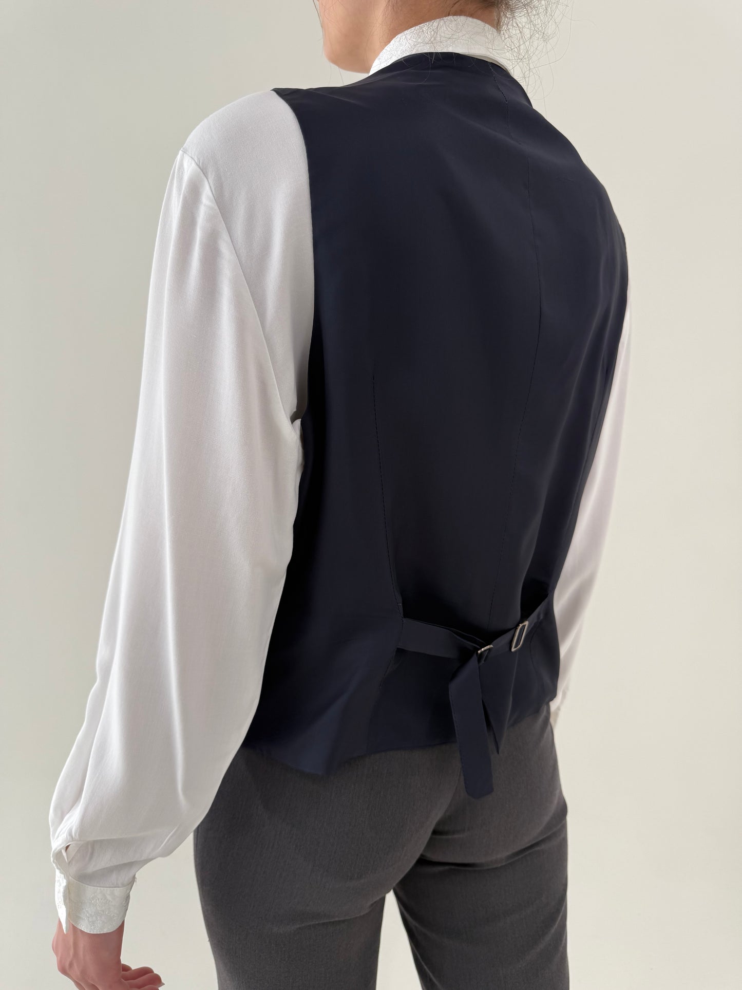 Set vestă + sacou italinesti în croi actual din lana extrafina