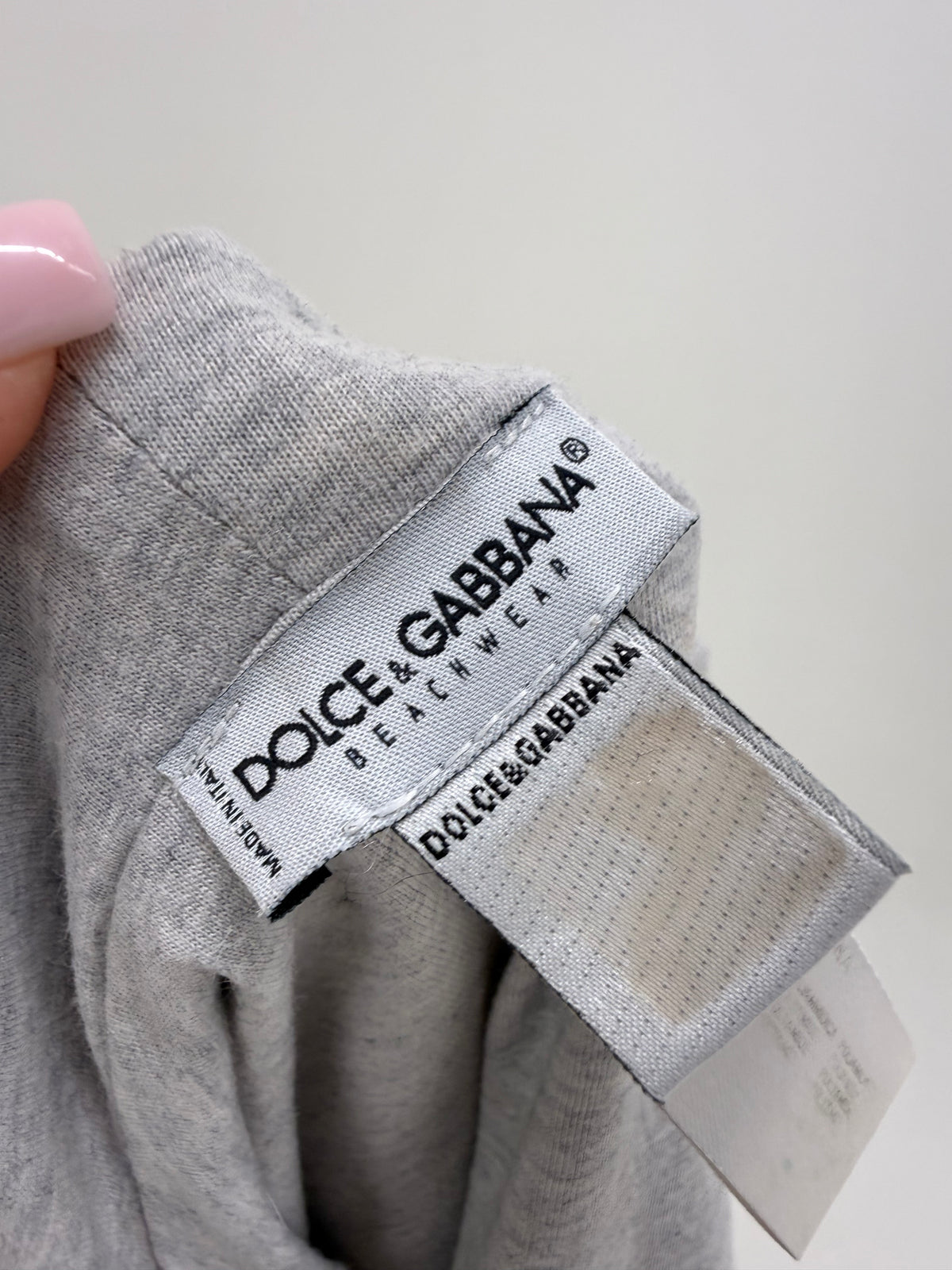 Geaca Dolce€Gabbana tall impermeabilă cu glugă și interior dublat cu  bumbac