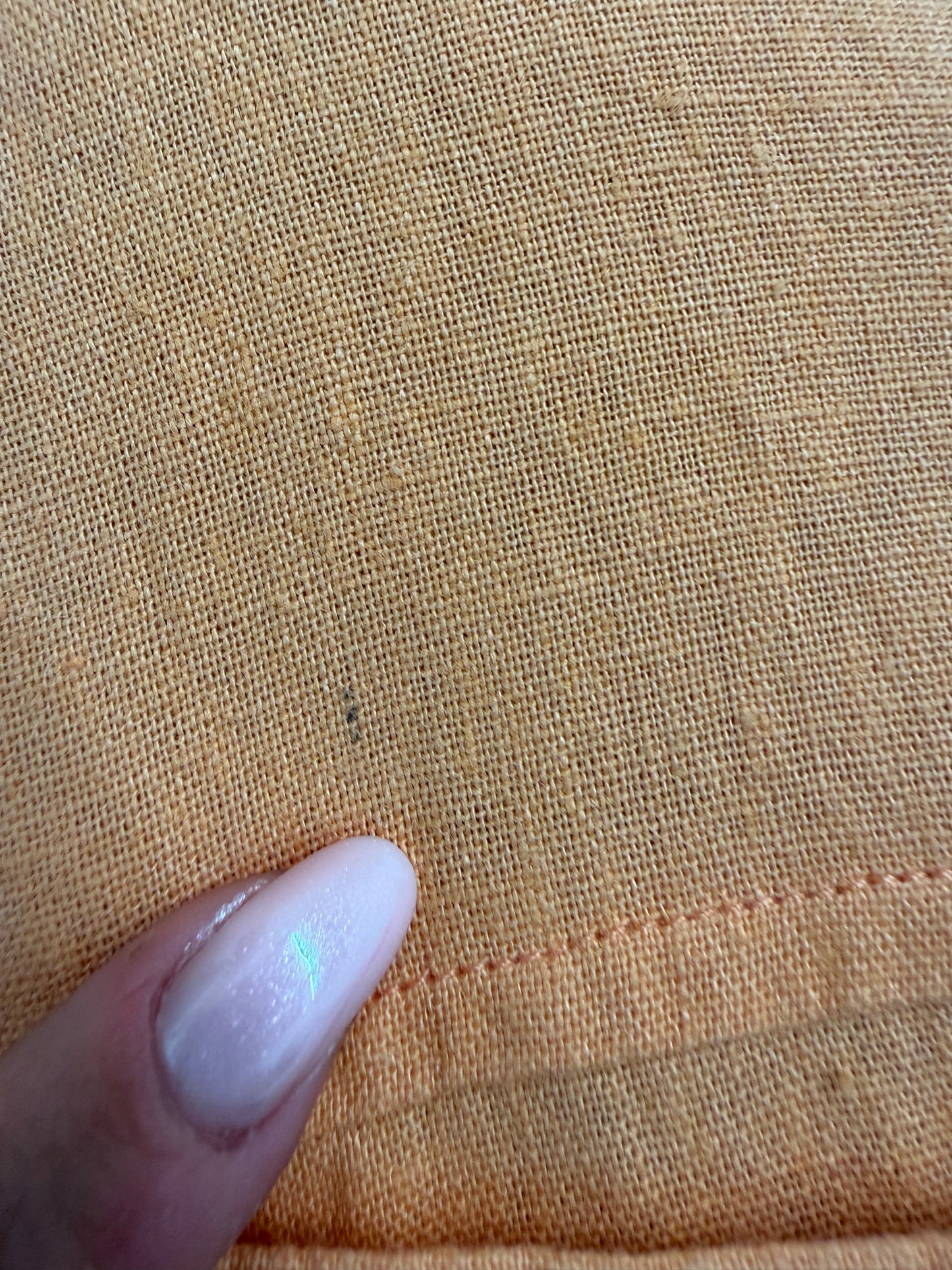 Rochie din pânză  în croi chic lejer powder orange