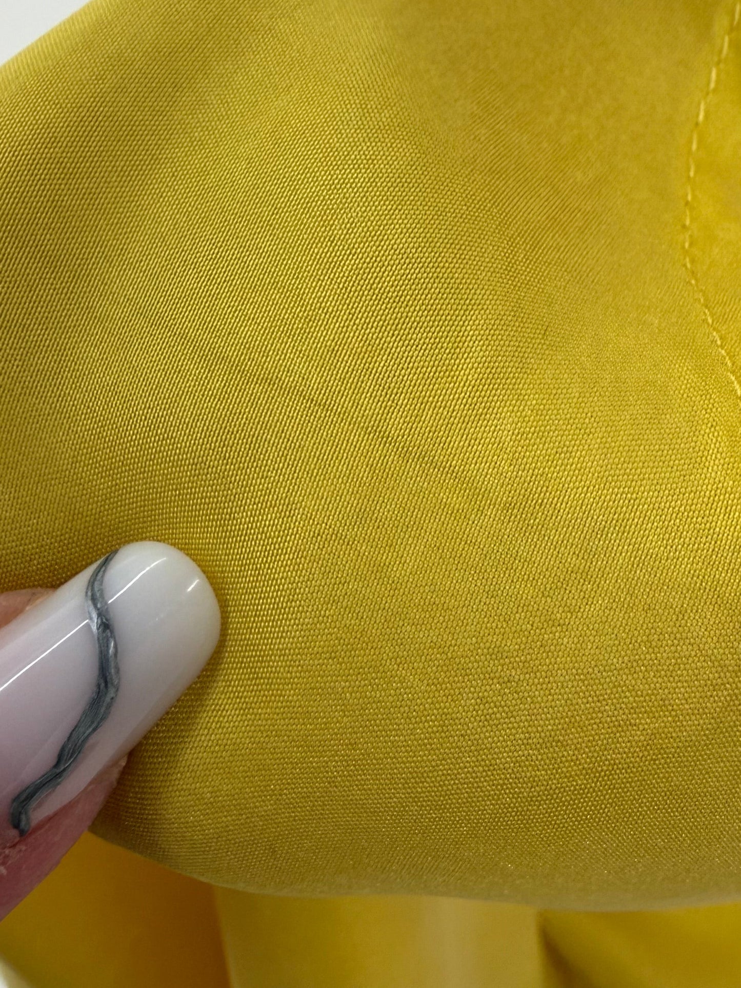 Cămașa Burberry din mătase naturală mată  lemon yellow