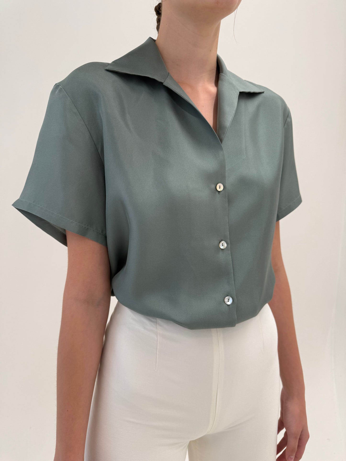 Cămașa nouă Marella by Max Mara din mătase naturală în croi oversized