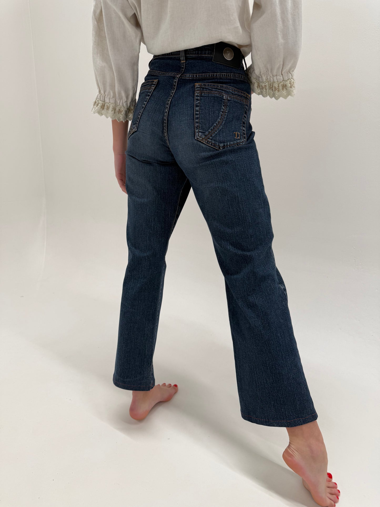 Jeans vintage luxury Trussardi bootcut classic wash modelatori