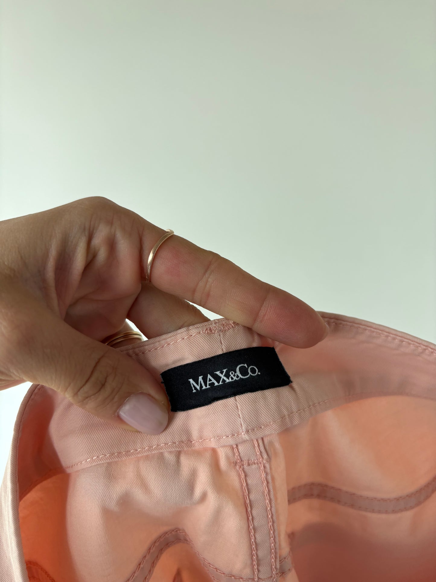 Pantaloni Chinos Max&Co by Max Mara powder pink