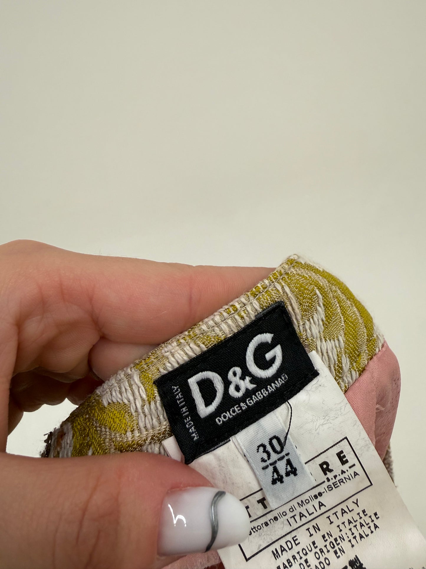 Fustă Dolce&Gabbana din jacquard exceptional în culori superbe