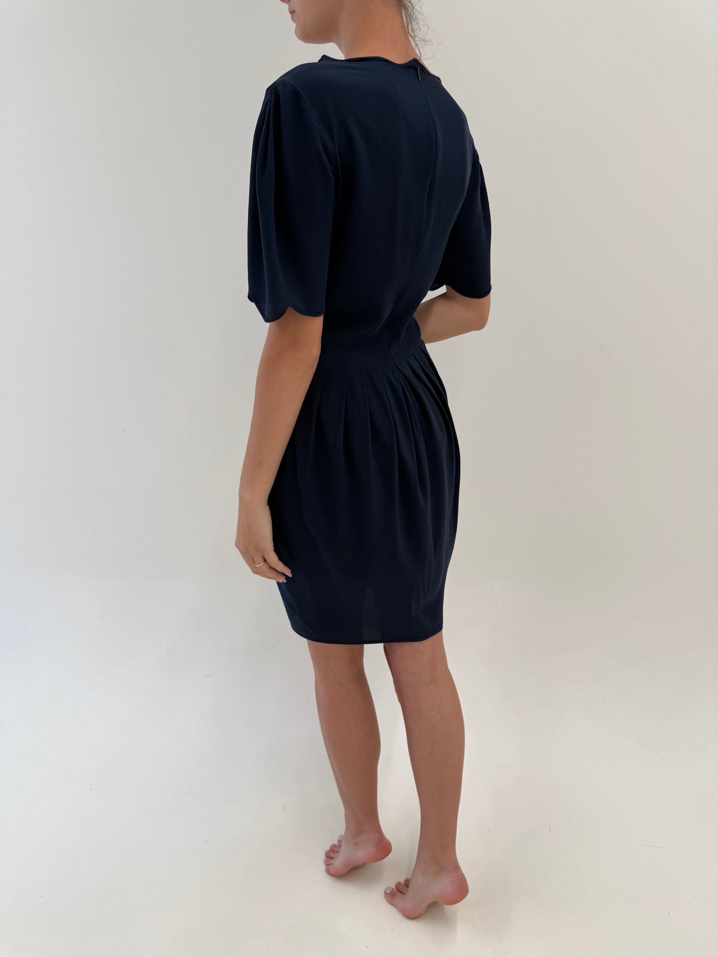Rochie de brand luxury vintage Mariella Burani din mătase naturală