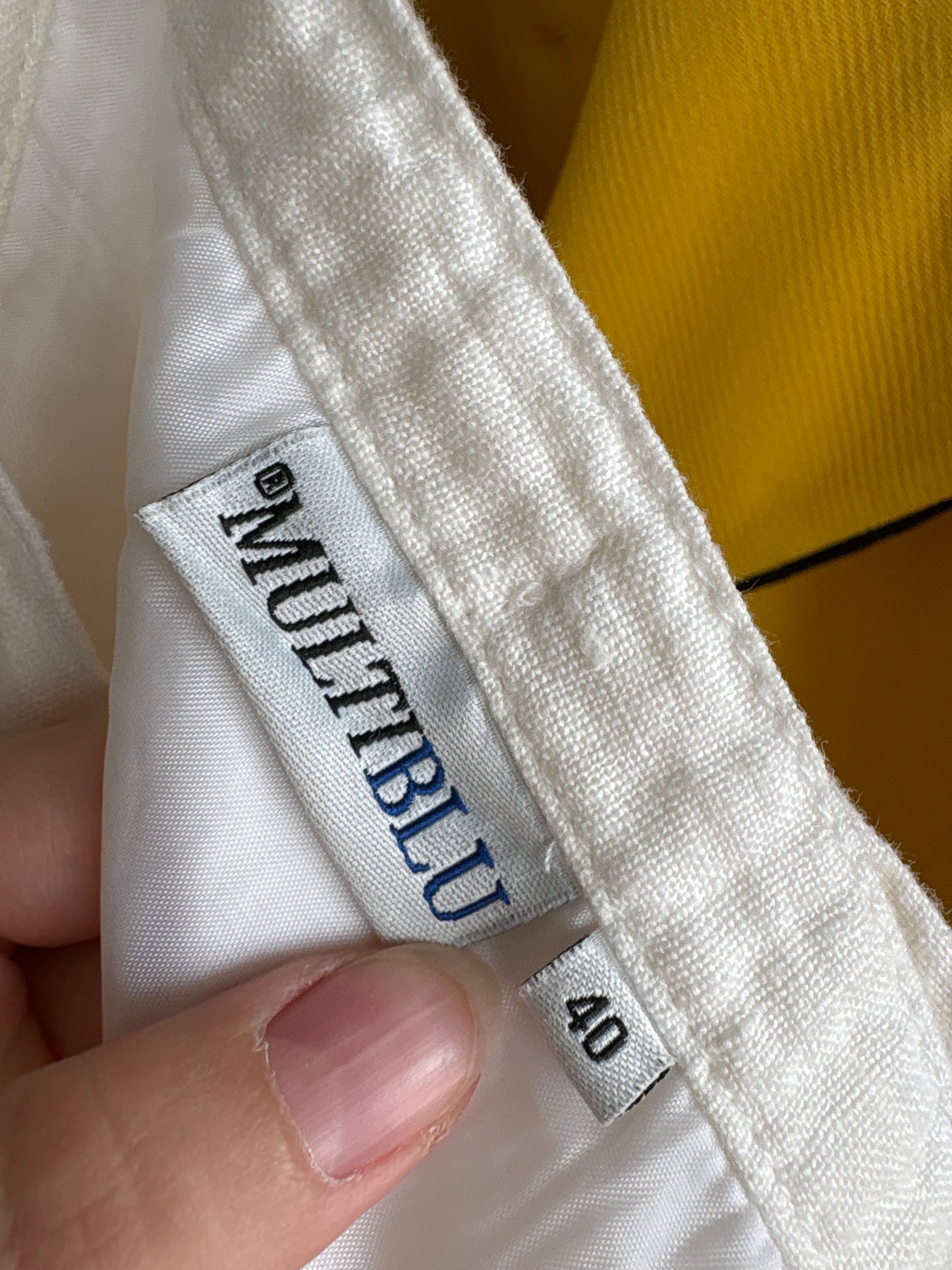 Fustă maxi din in premium cu talie reglabilă