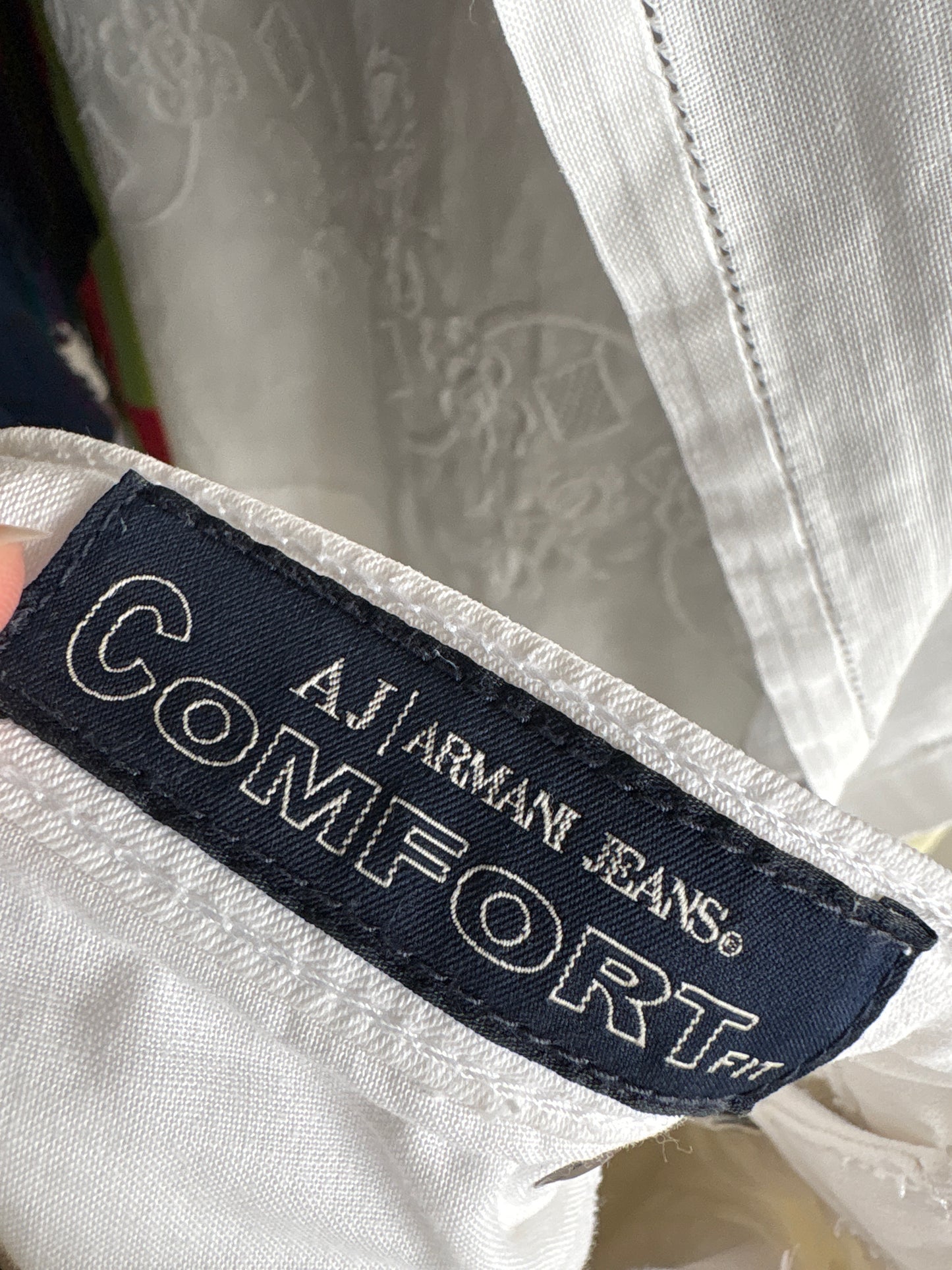 Pantaloni Armani din bumbac ultra confort