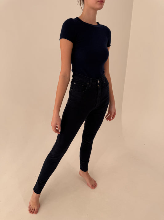 Jeans vintage Levi’s 438 ultra modelatori din jeans foarte fin