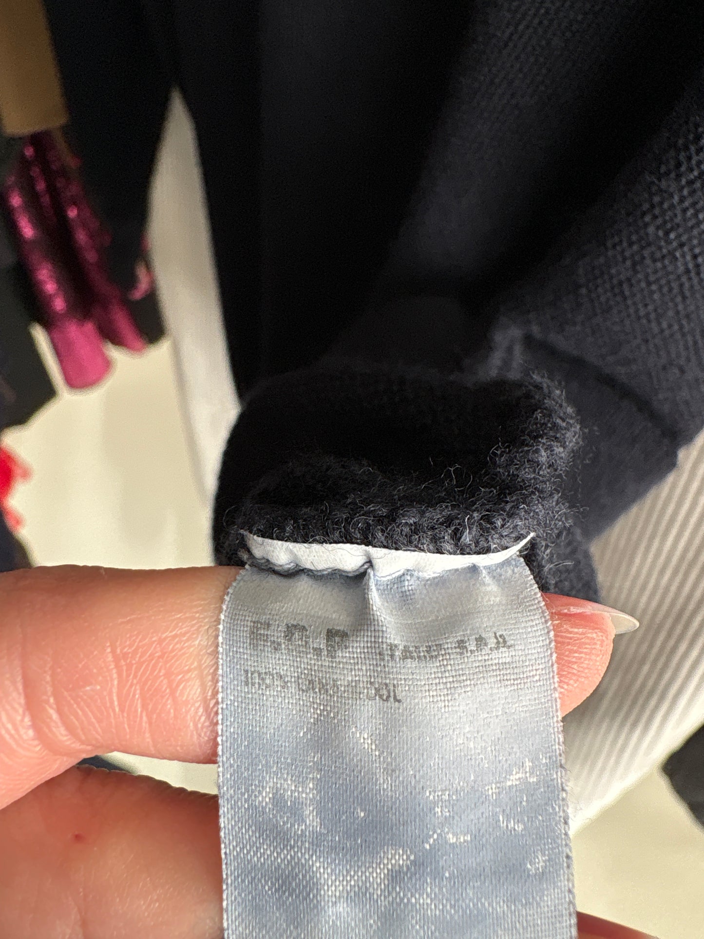 Pulover luxury Les Copains din lana merino extrafina de gramaj mare