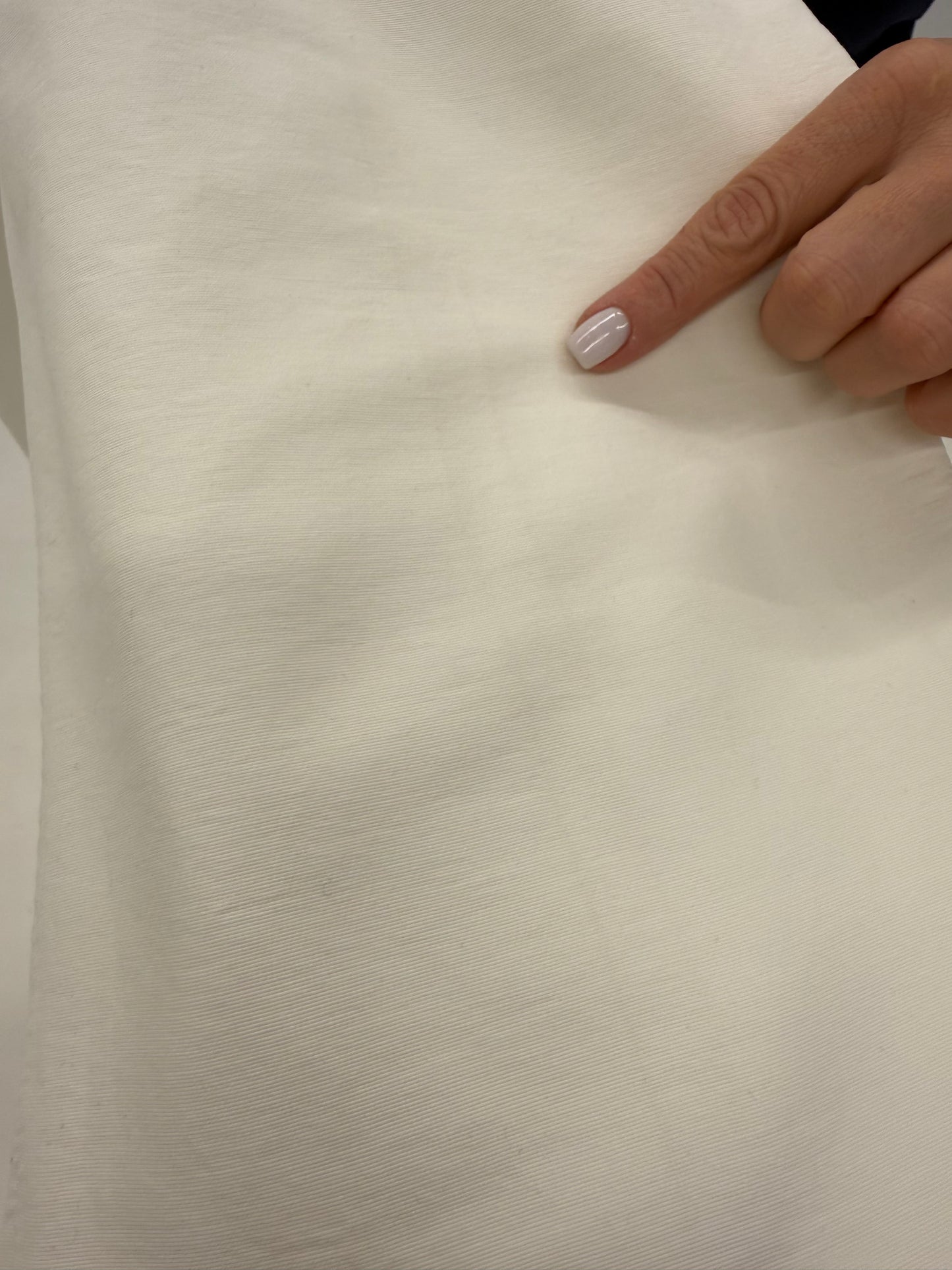 Pantaloni butter white lucury Iceberg cu talie ultra înaltă