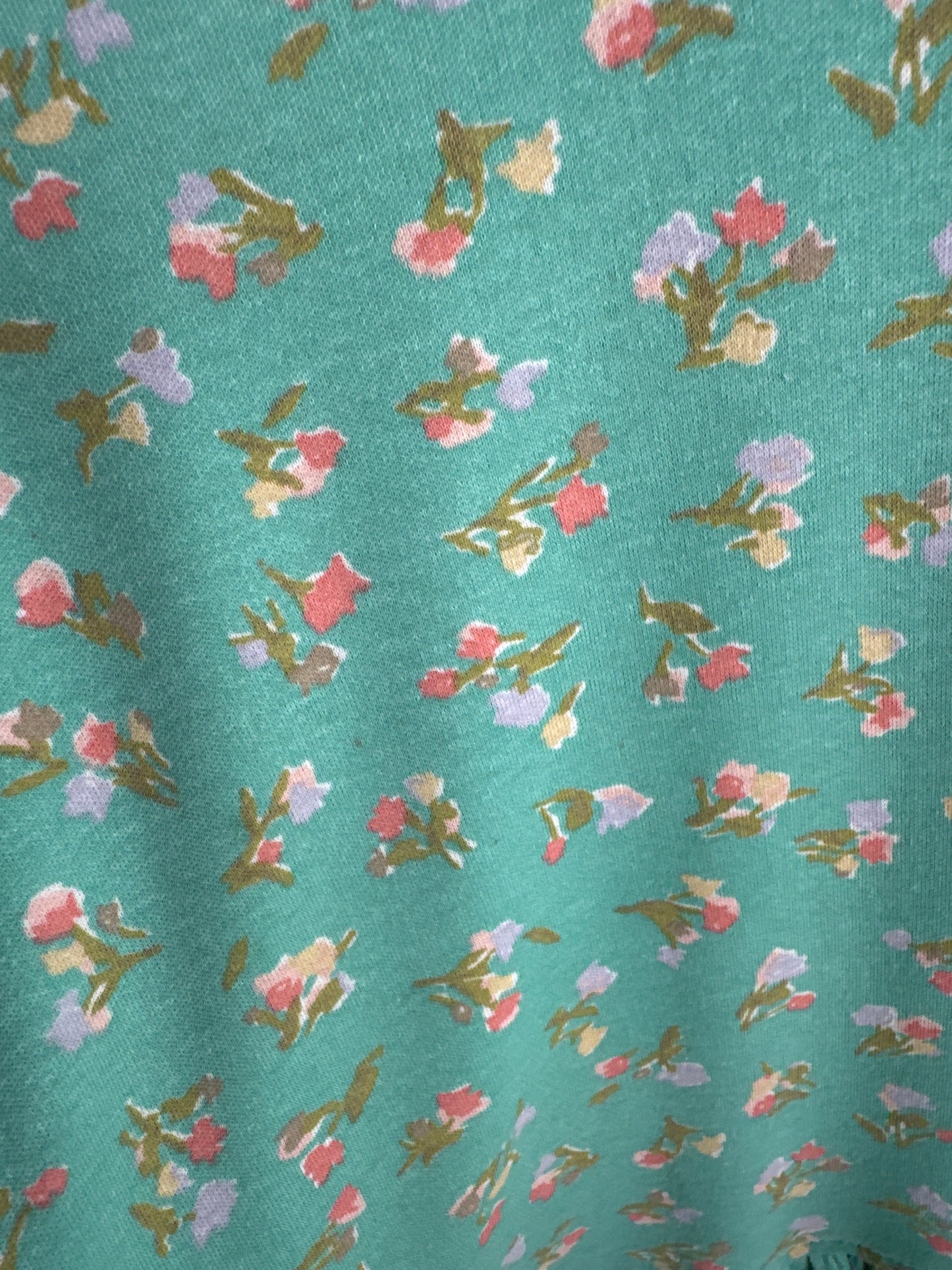 Rochie vintage din bumbac în croi ușor cambrat cu buzunare și culori