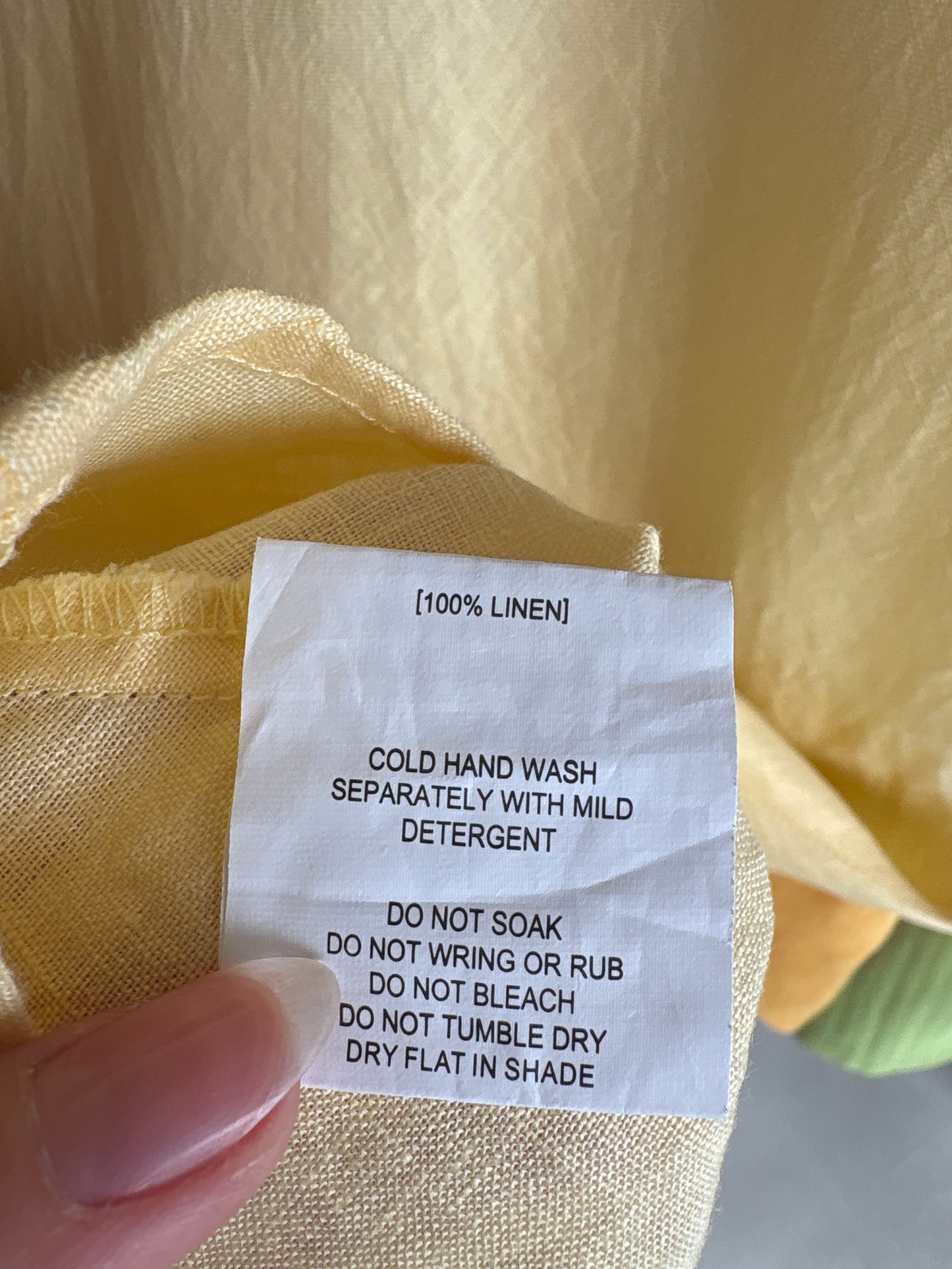 Fusta maxi din in premium butter yellow in bie cu talie reglabilă