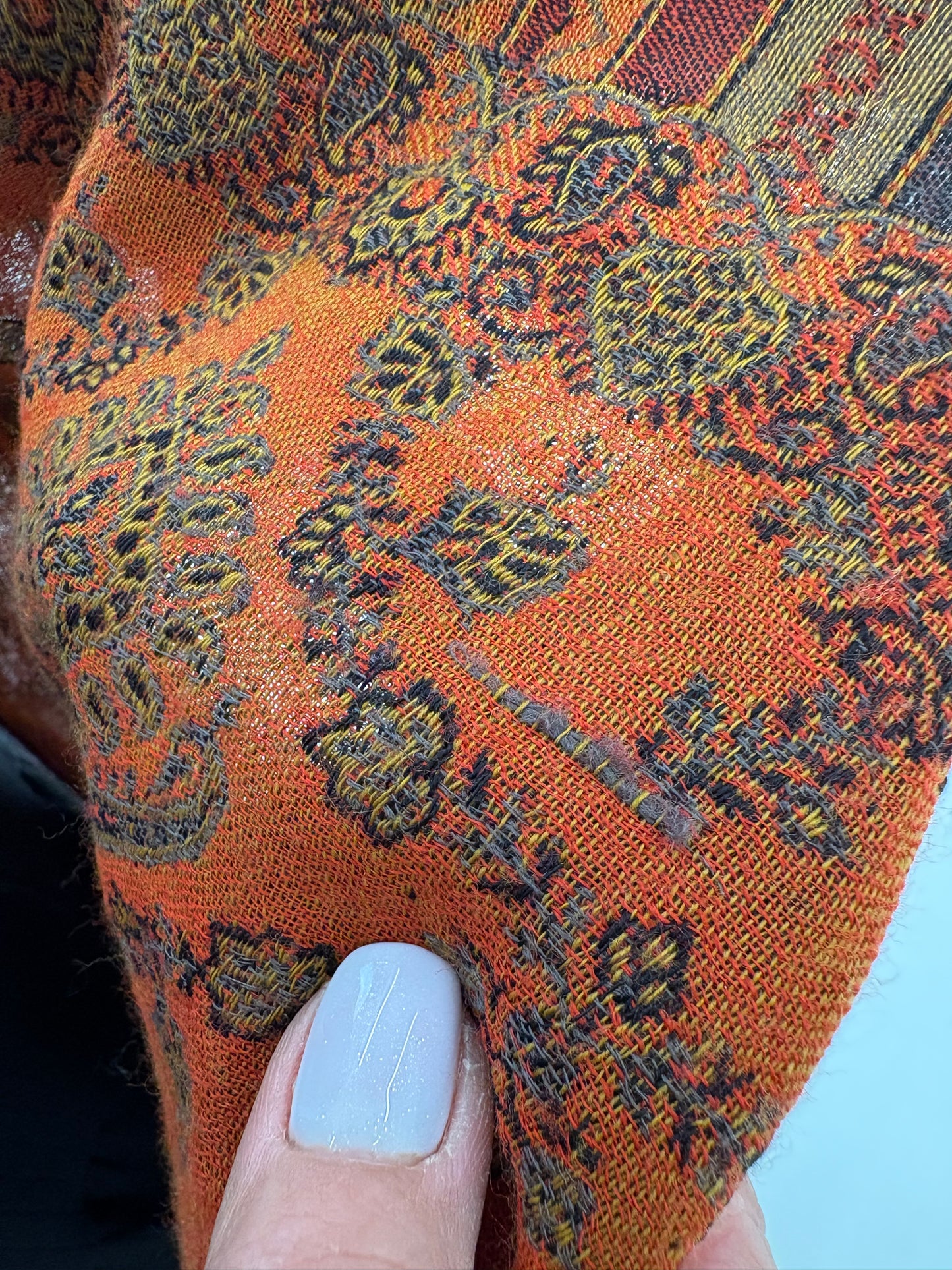 Shawl gros in culori superbe din lana extrafina