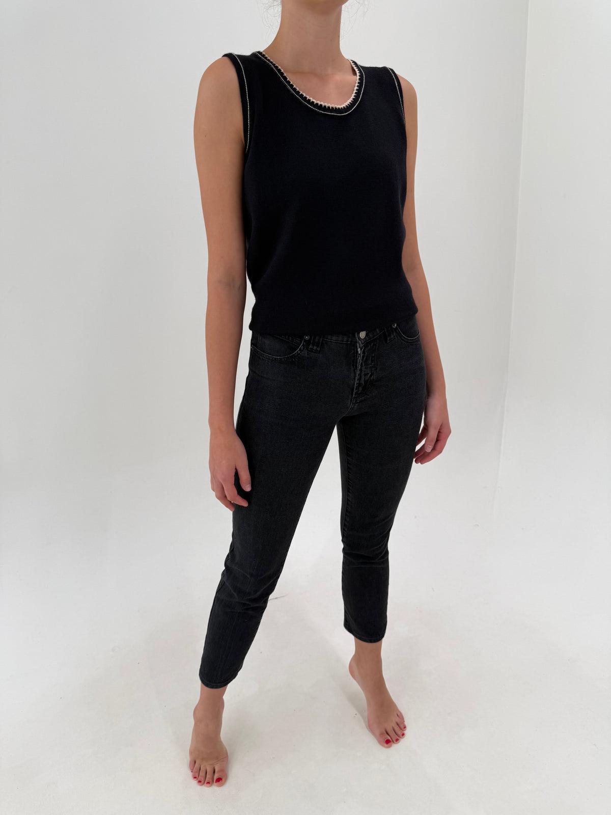 Jeans Versace petite ultra confort gri