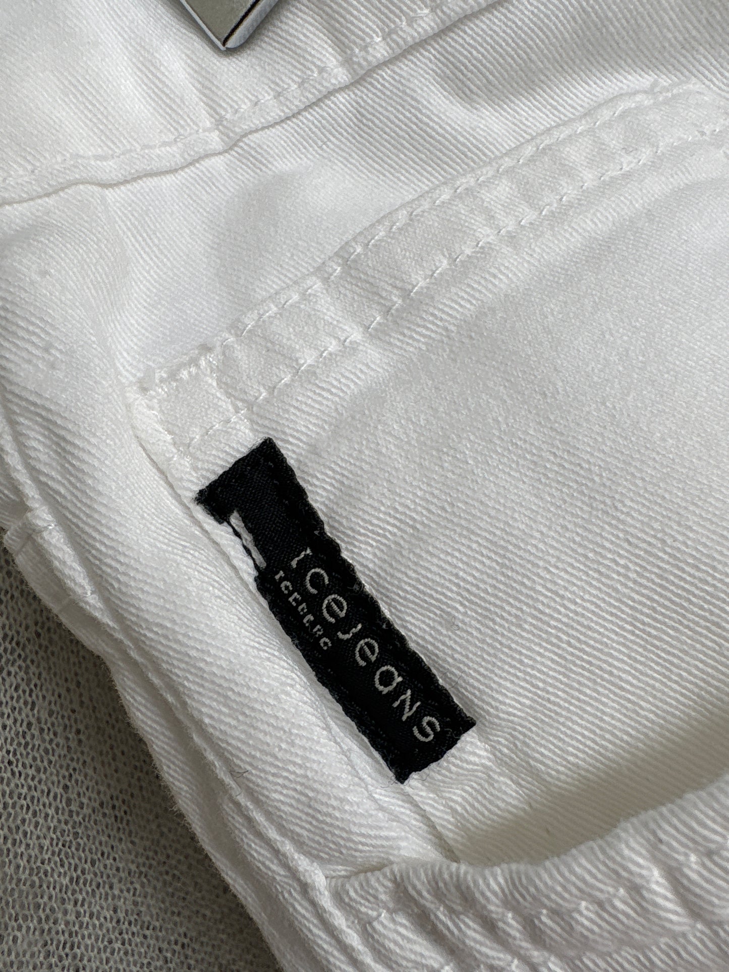 Jeans vintage luxury Iceberg evazați ultra confort de sezon cald modelatori