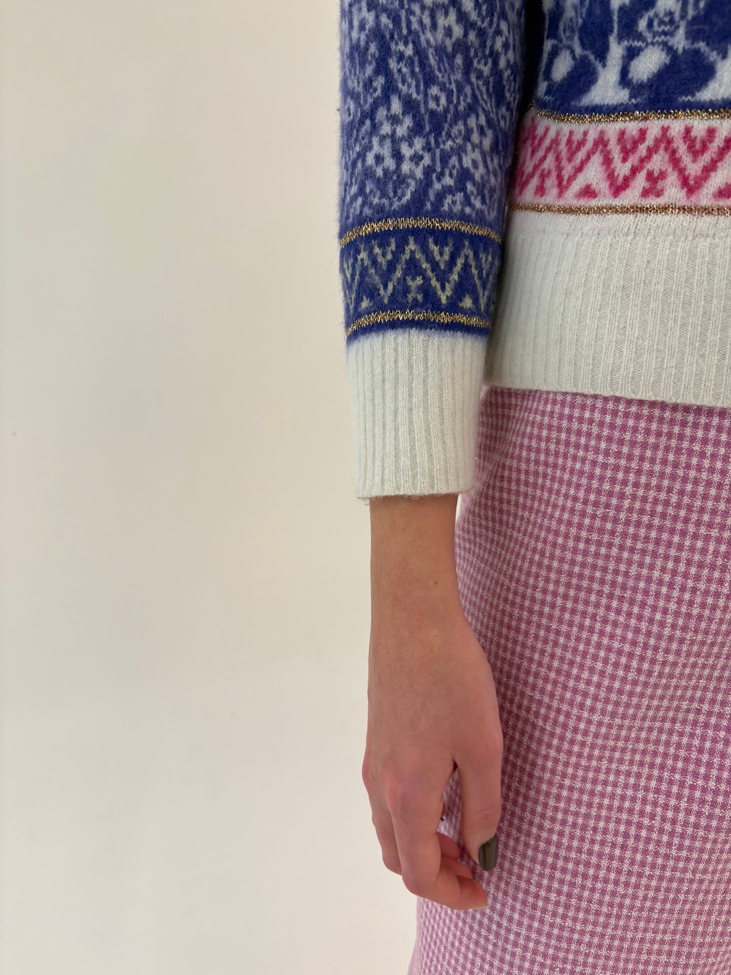 Cardigan petite tip jachetă super gros din lana extrafina merino