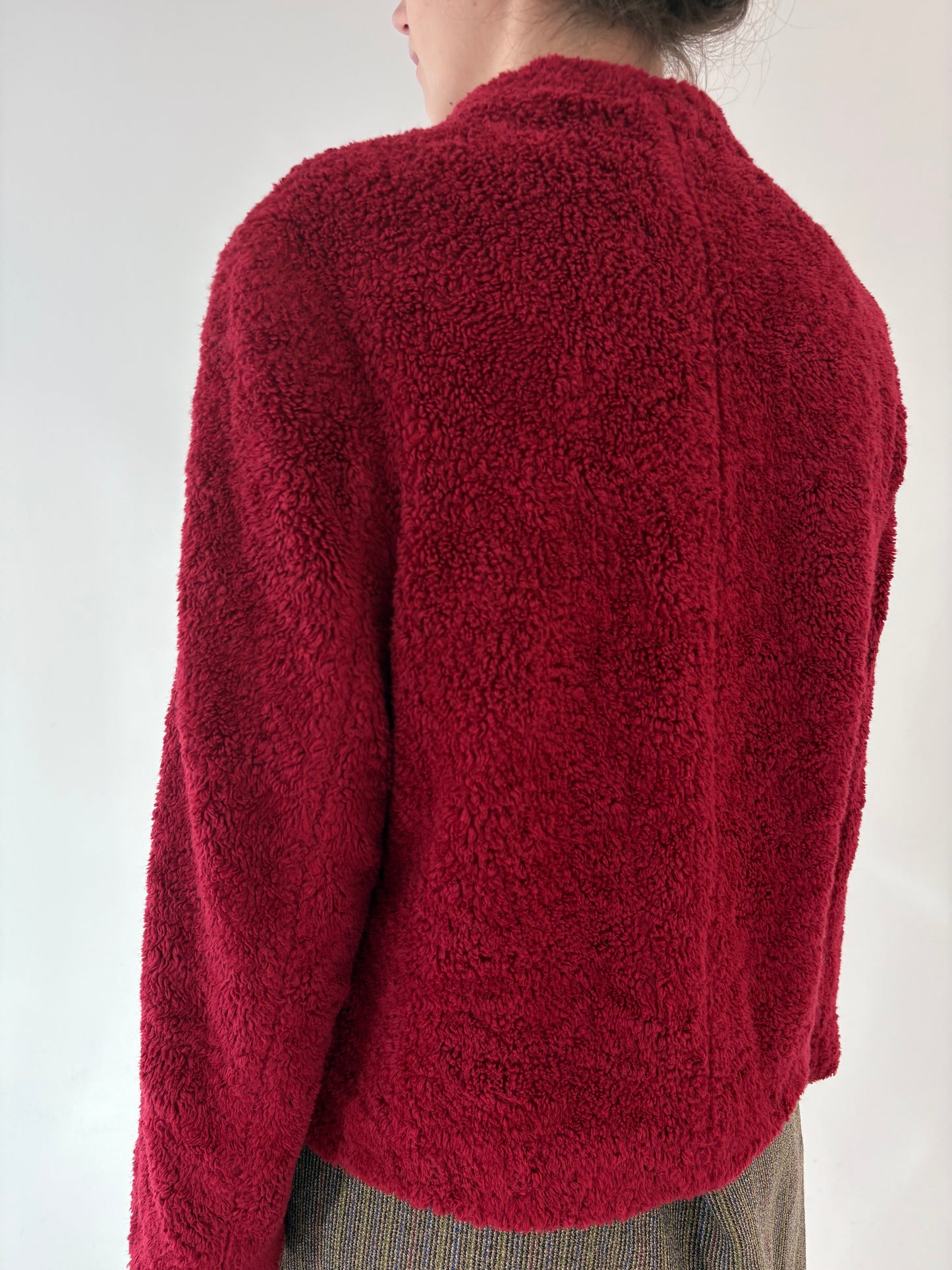 Sacou de brand luxury italian cu aspect de blăniță de la zi la seară