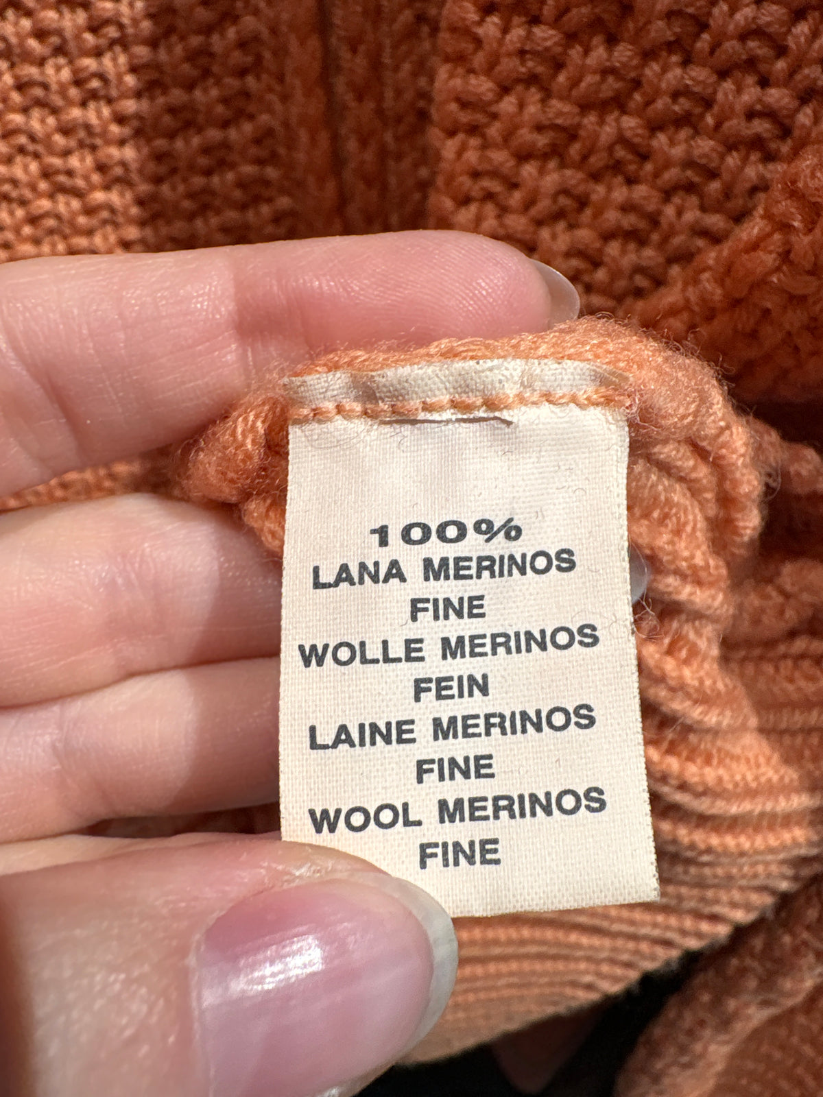 Cardigan gros tip jachetă full zip din lana merino extrafina groasa texturată