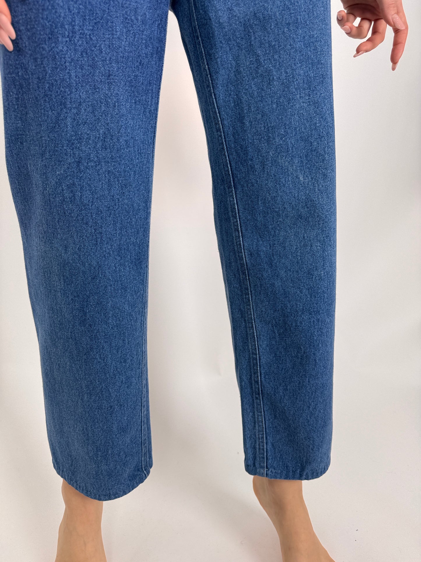 Jeanși vintage premium cu talie înaltă clasic fit & wash