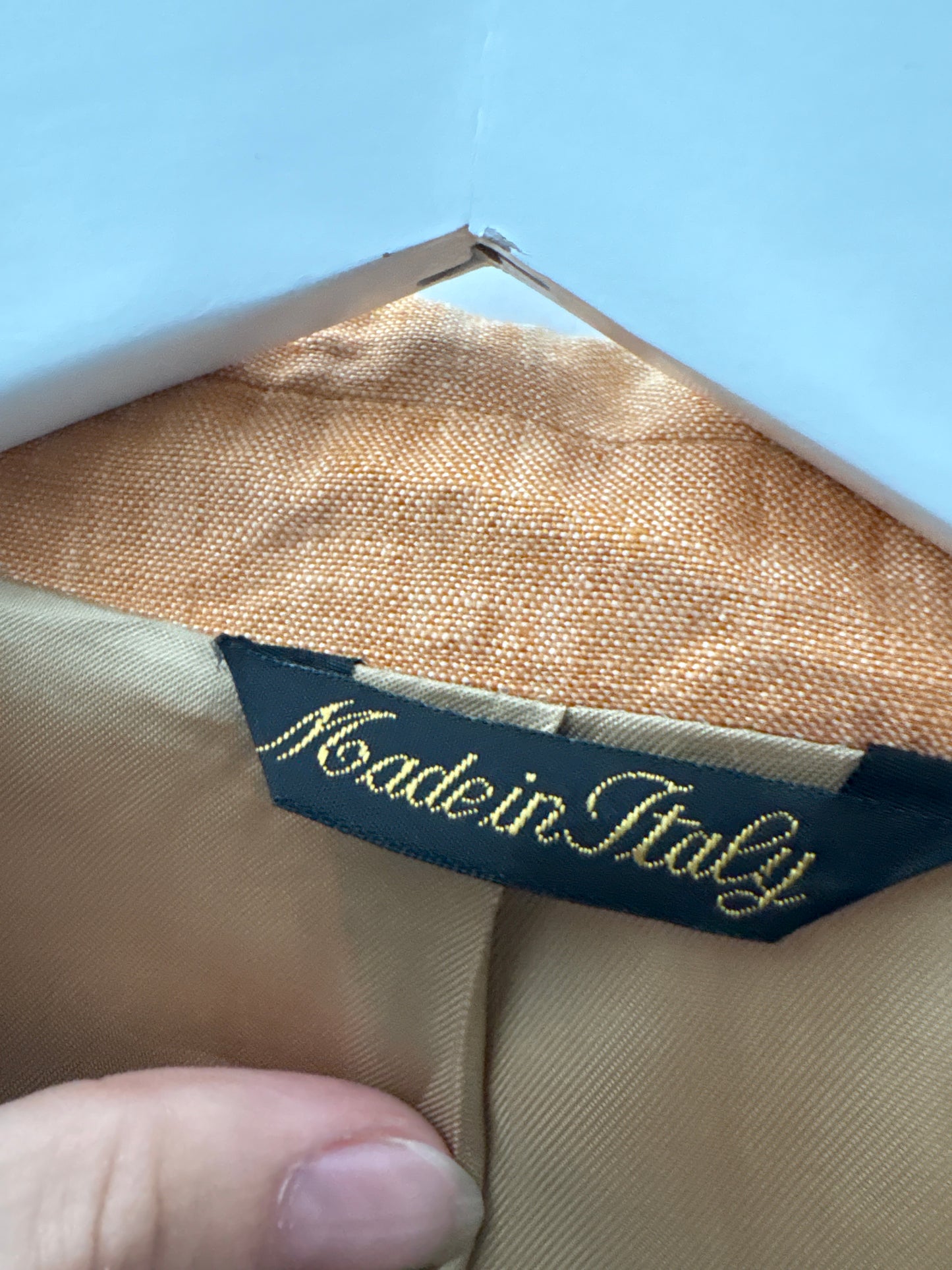 Sacou italian din in premium pur in croi clasic