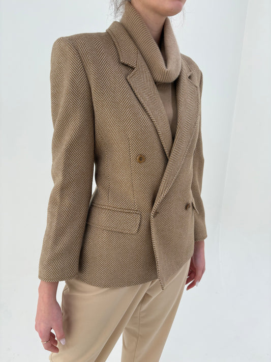 Sacou excepțional camel Chevron Marella by Max Mara