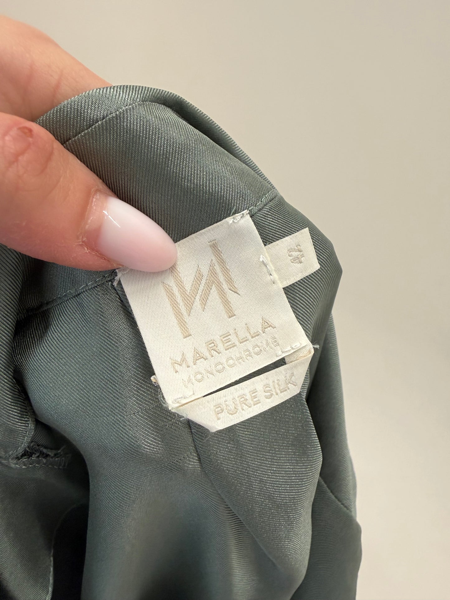 Cămașa nouă Marella by Max Mara din mătase naturală în croi oversized