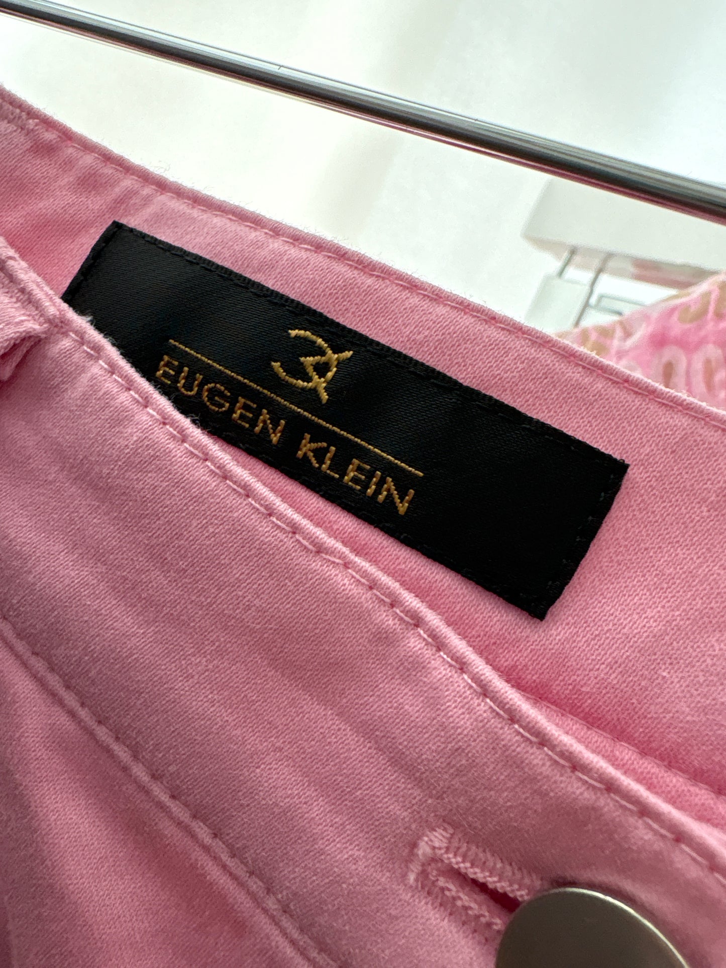 Pantaloni premium ultra confort din bumbac modelator powder Pink