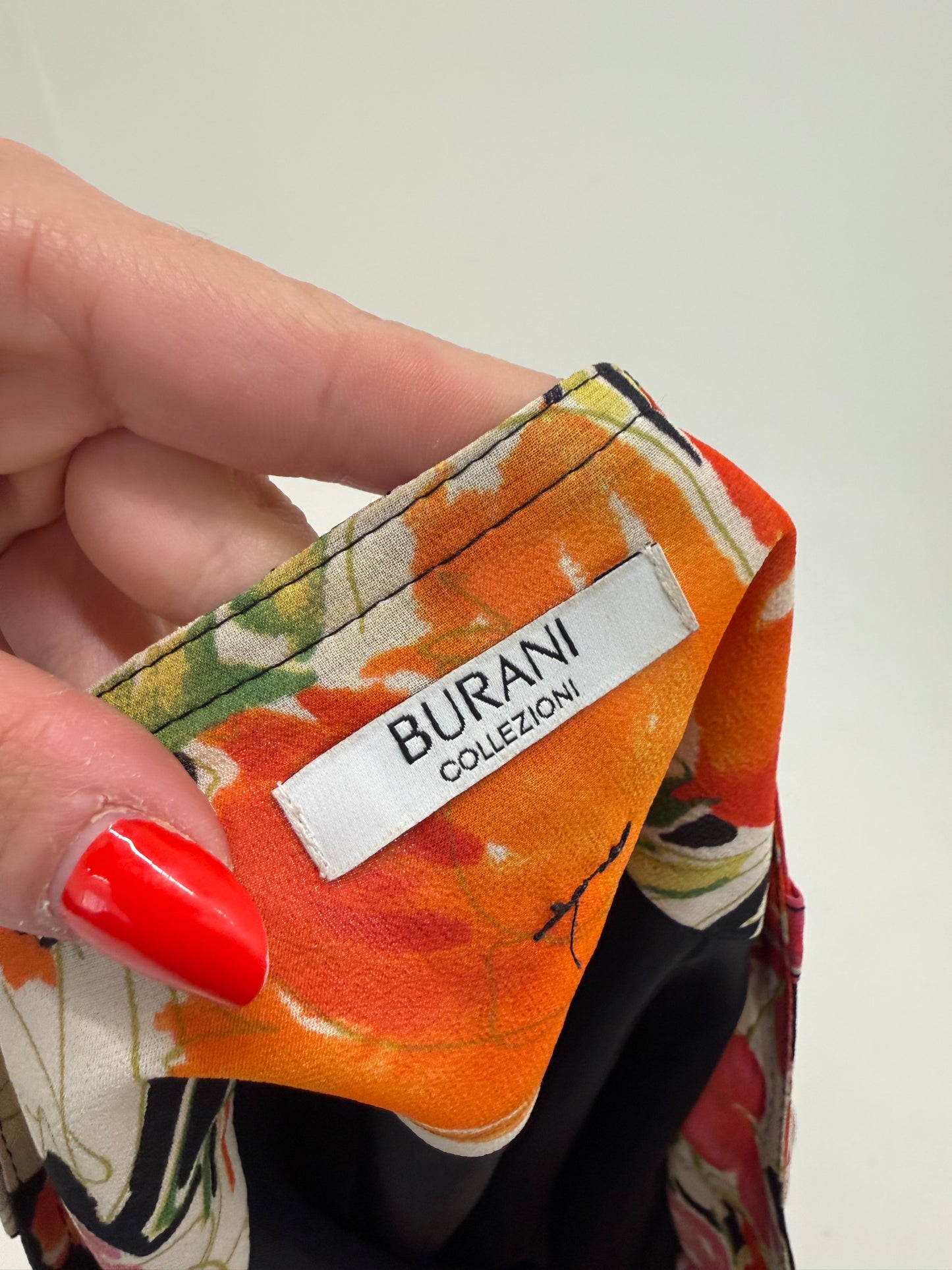 Fustă de brand luxury din mătase naturală Mariela Burani din mătase naturală
