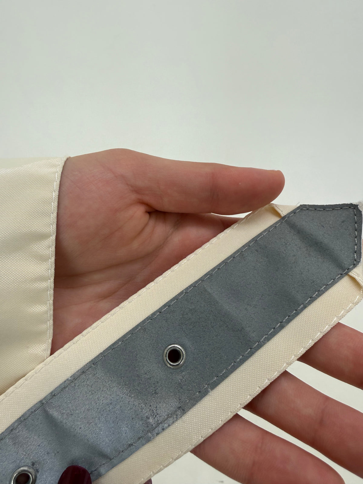 Geaca tehnică luxury Belstaff model Trialmaster cu talie marcată din gabardină impermeabilă