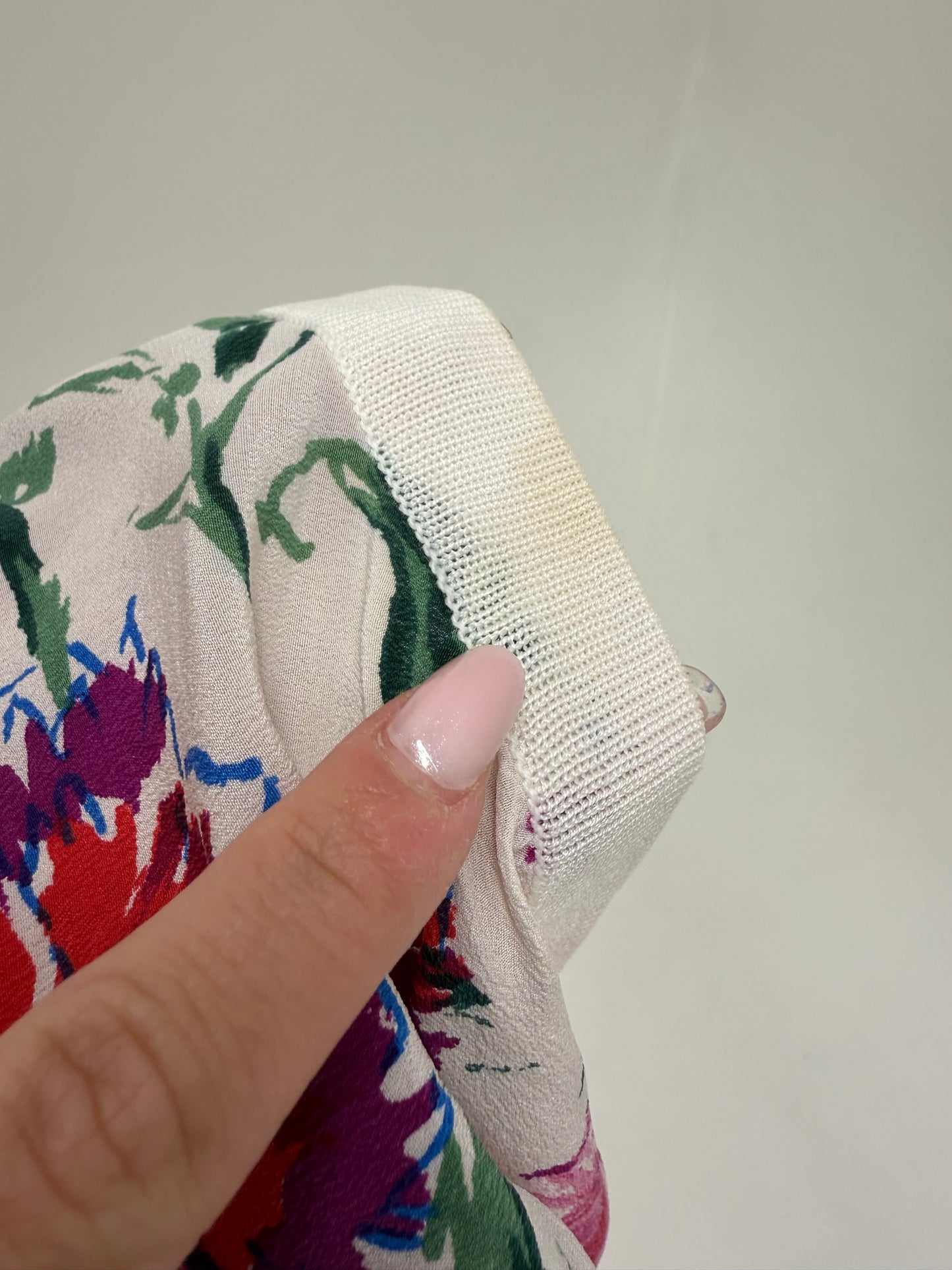 Top vintage Versace couture ‘Alta Moda’ din mătase naturală