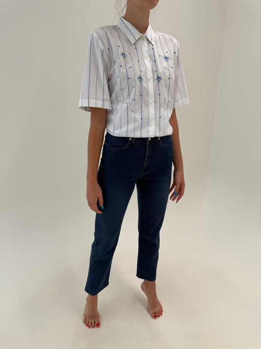 Jeans confort luxury Trussardi ultra confort modelatori clasic darker wash