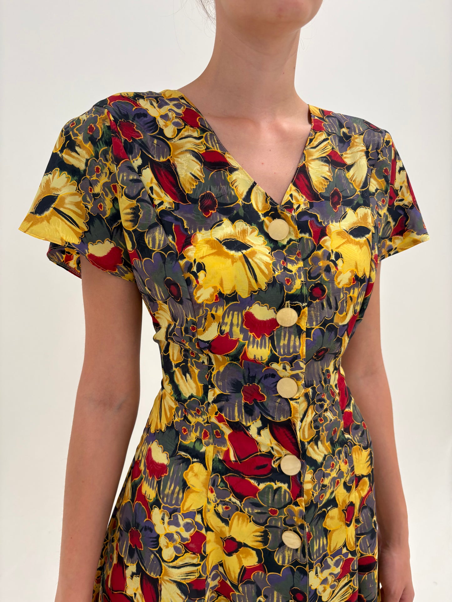 Rochie vintage maxi vaporoasă cambrata maxi cu talie reglabilă la spate
