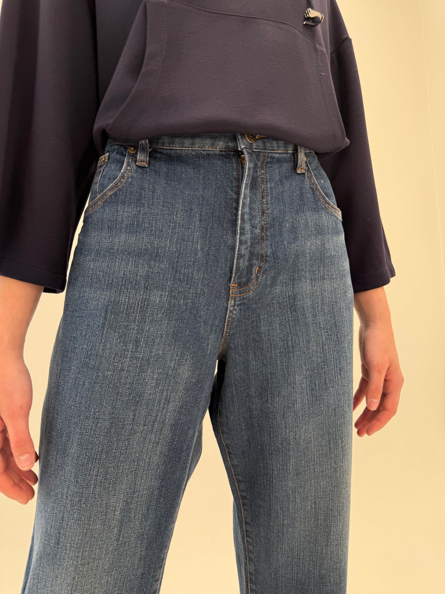 Jeans Ralph Lauren capri / petite confort in croi clasic